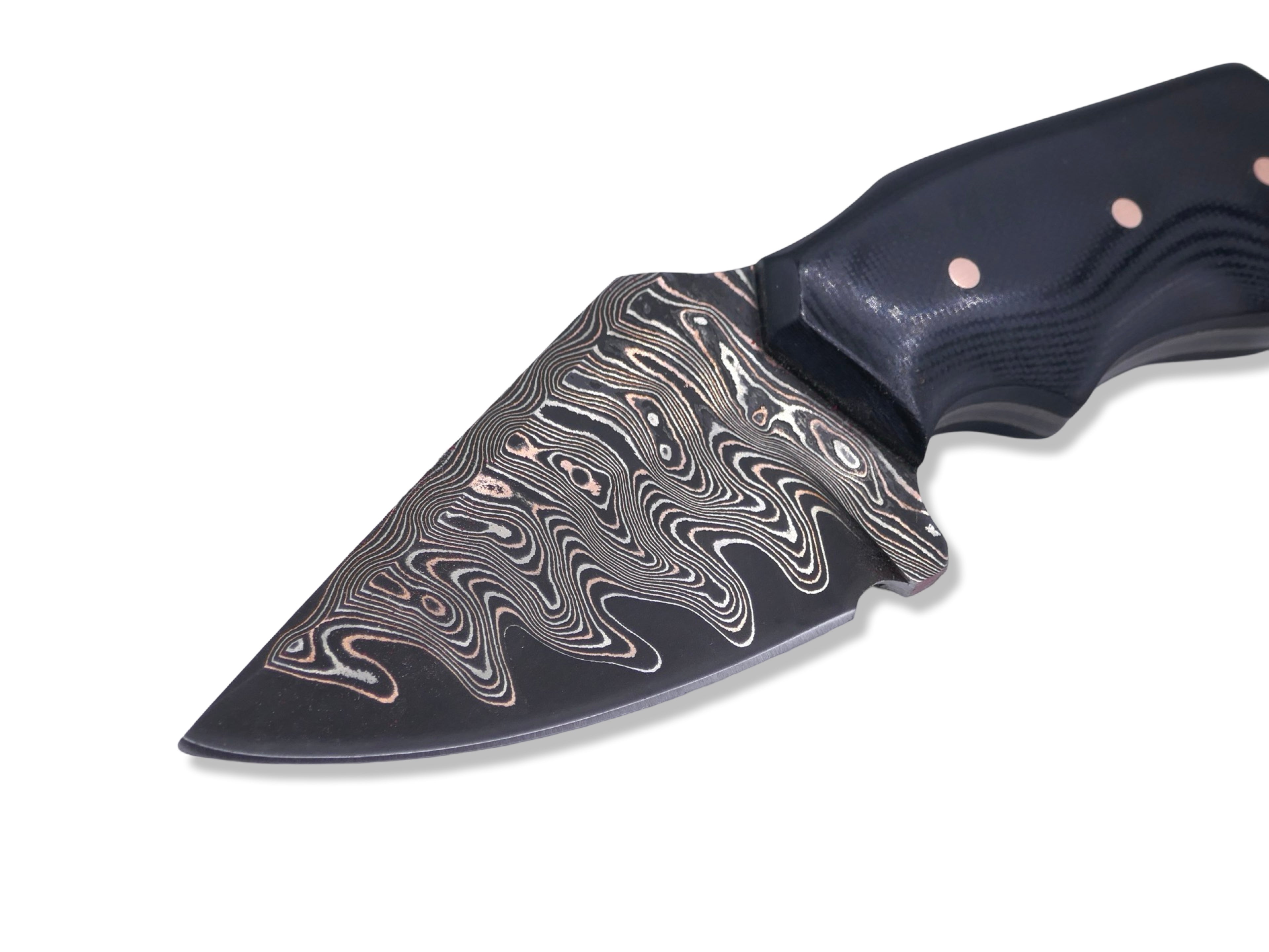 Utility Knife - Baker Forge Elite Coppermai / Black G-10 Handle / Copper Pins