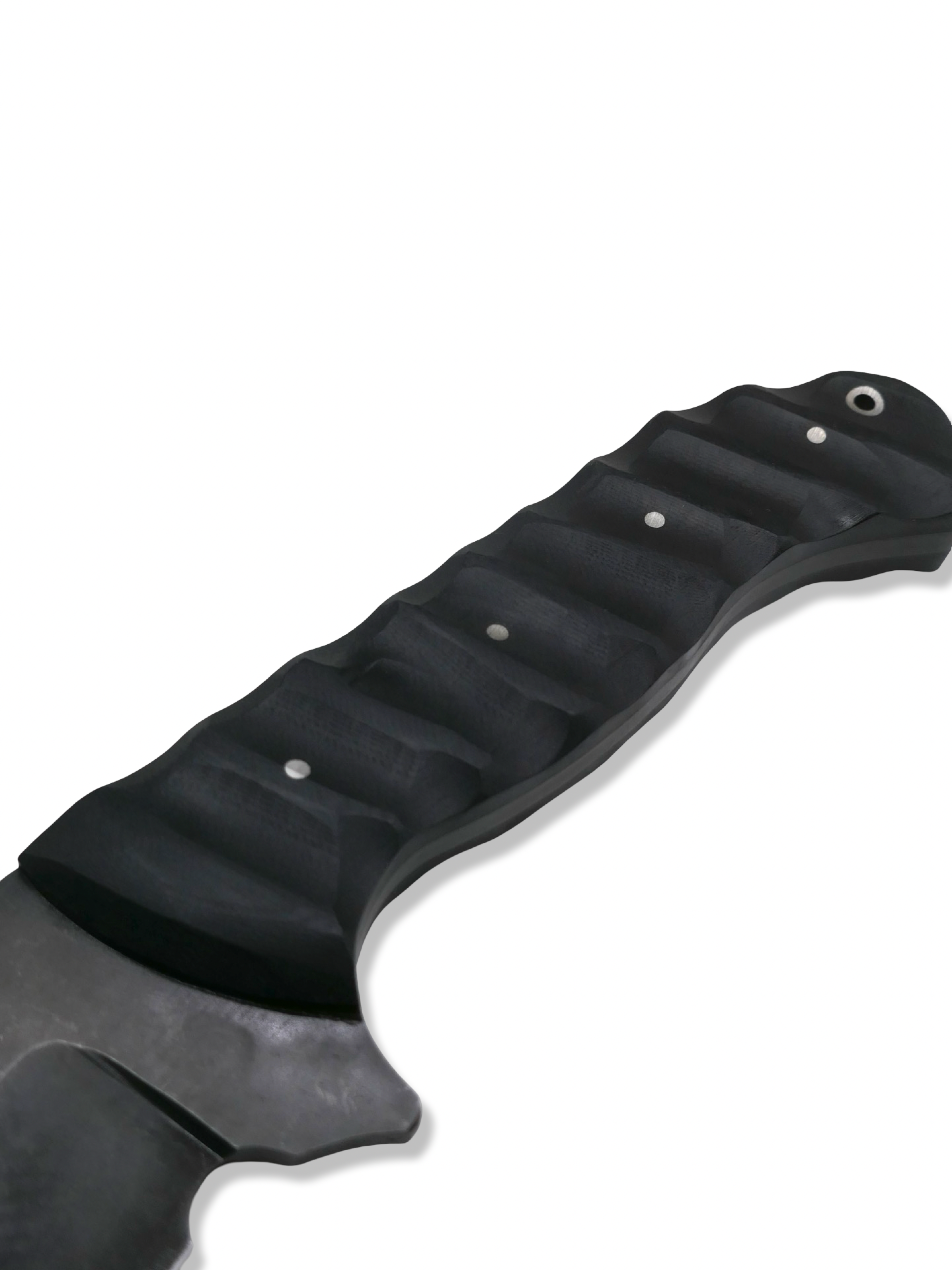 Bush Whacker Custom - Dark Stonewash / Black G-10 Handle