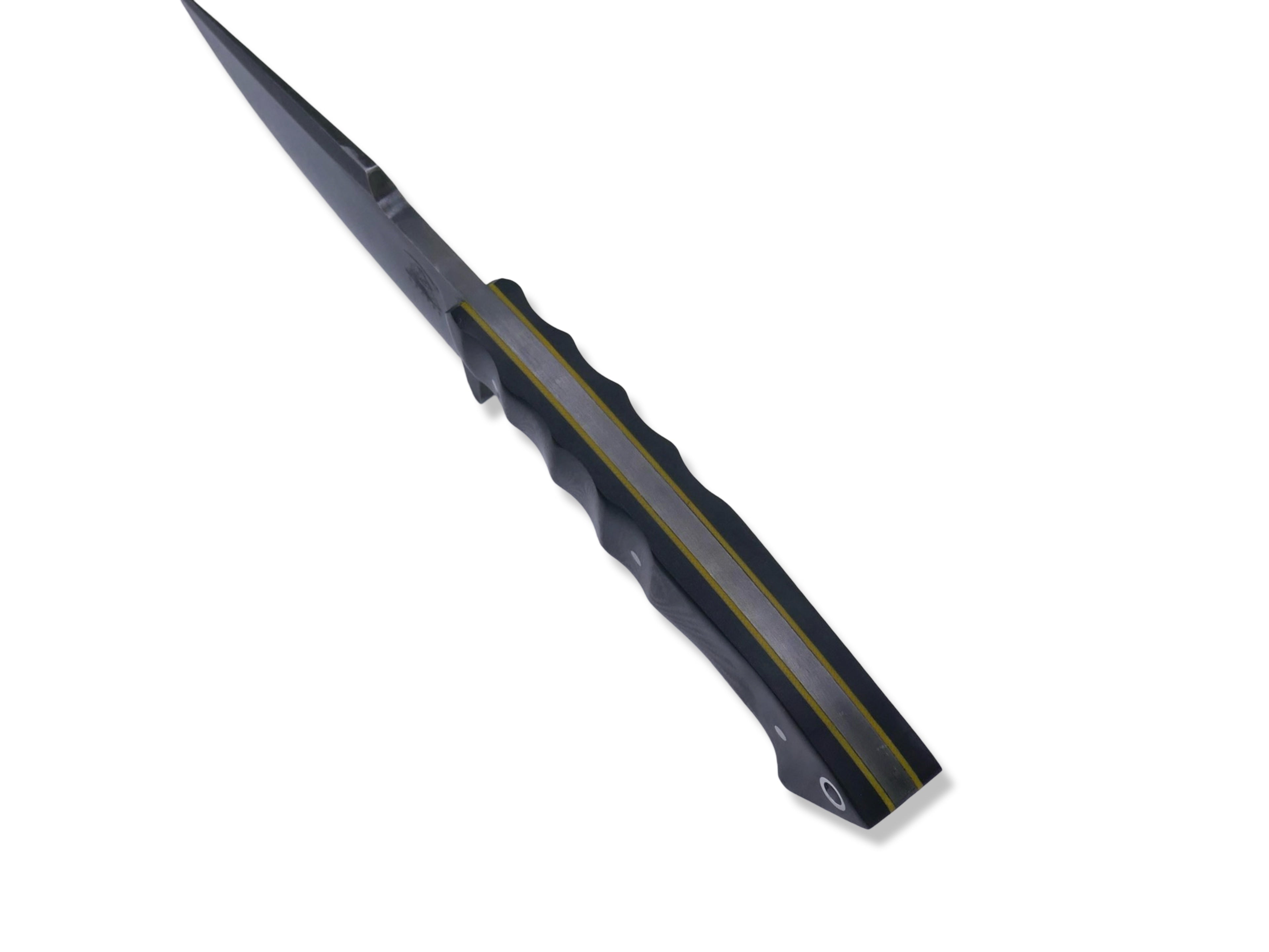 Reaper - Dark Stonewash / Black G-10 / Yellow G-10 Liner