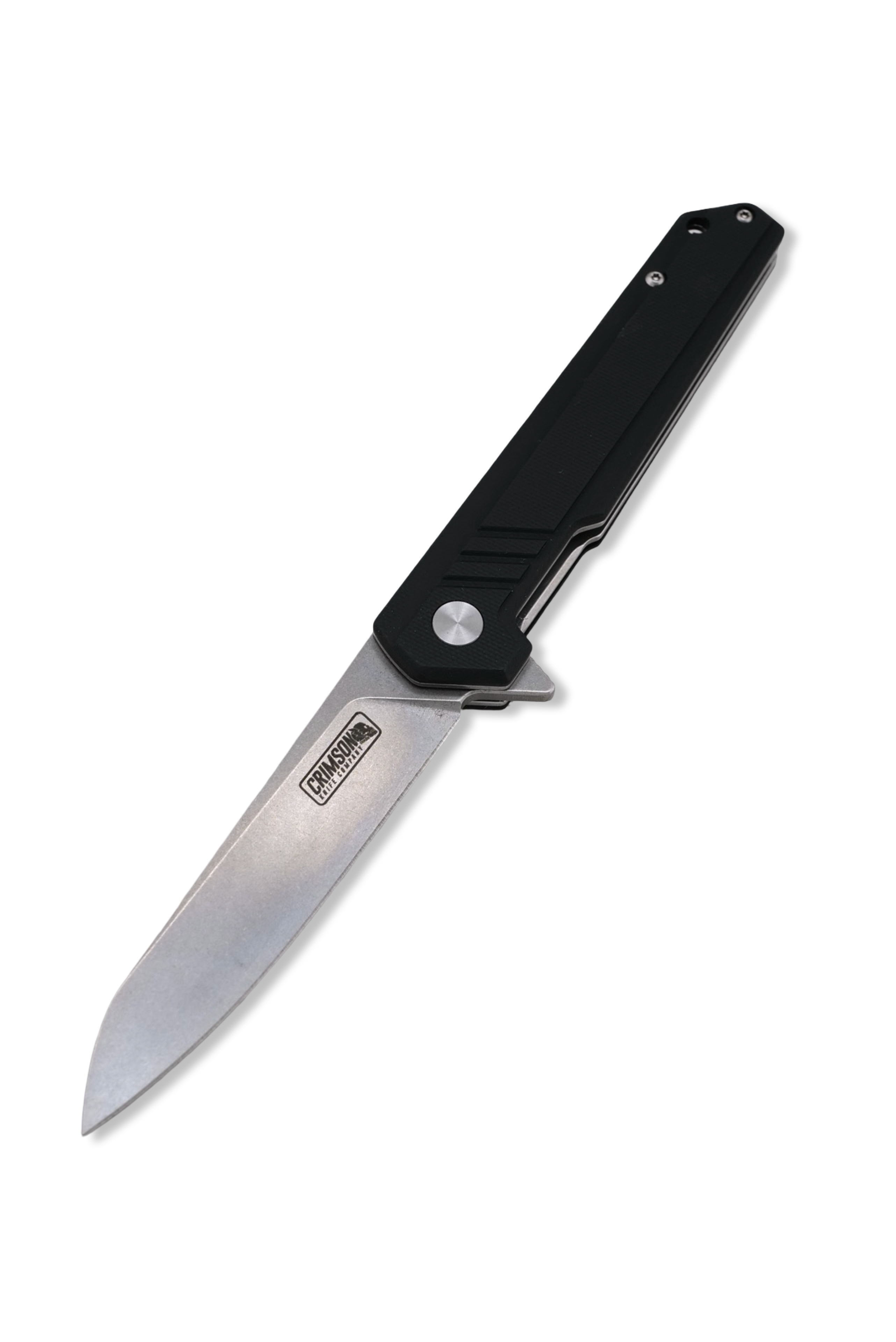STRYKER Folder - Black G-10 Handle / Stonewash