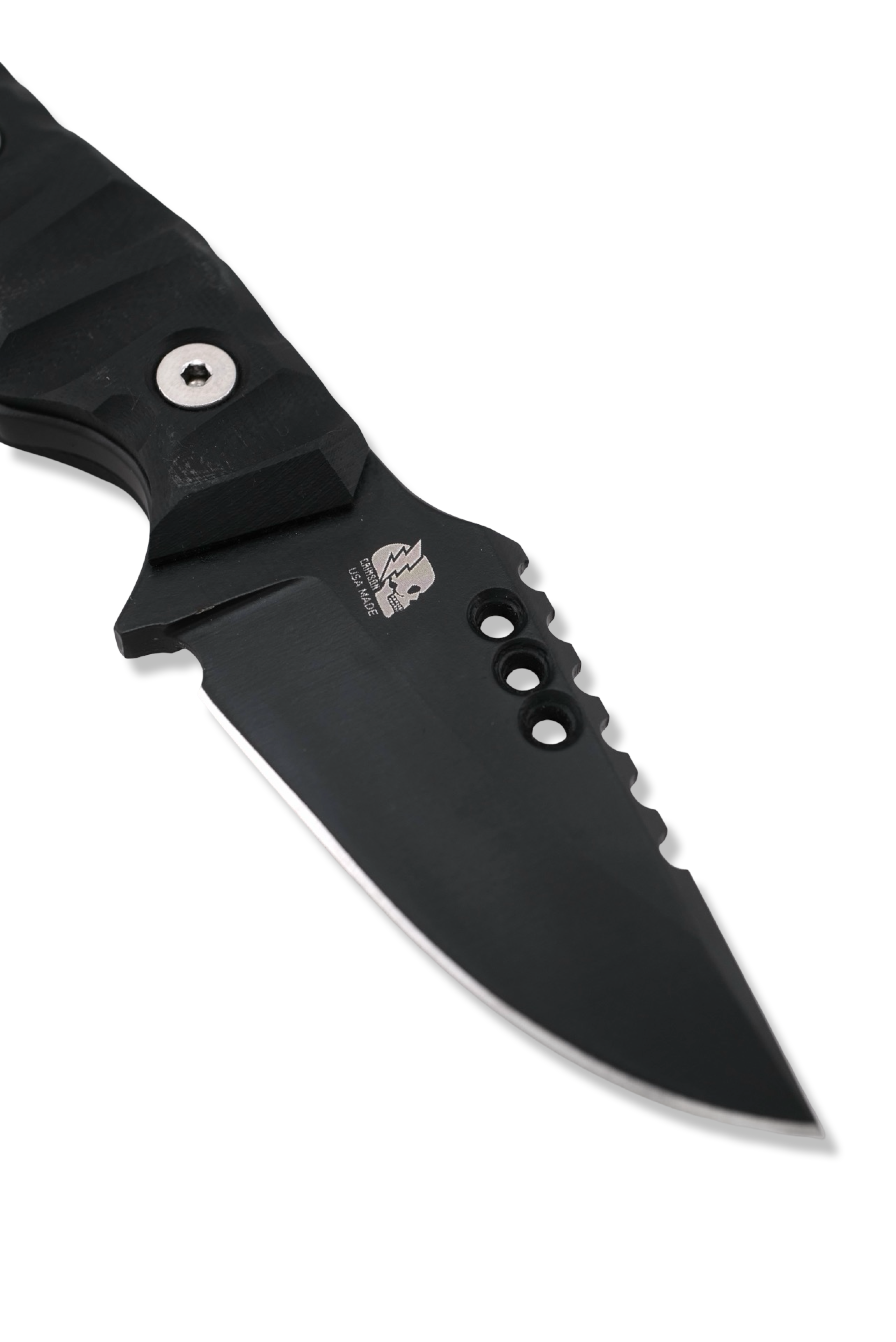 RPM Iron Wolf  “ CORE LORD “ - Black Cerakote / Black G-10 Handle / Limited to 50 Pieces / Leather Sheath Included - Black FRIDAY LIMITED