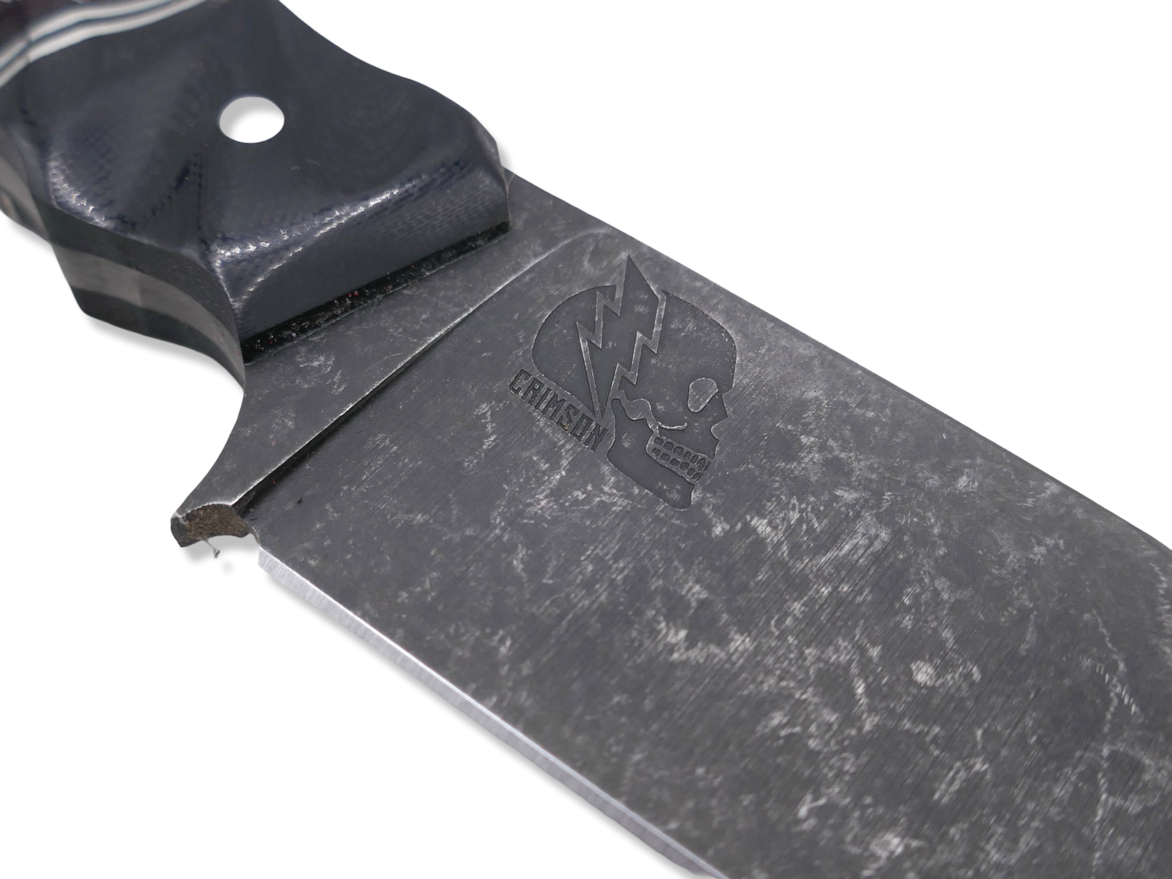 Slayer - Dark Stonewash / Black G-10 / Double Nickel Split / Red Raffir
