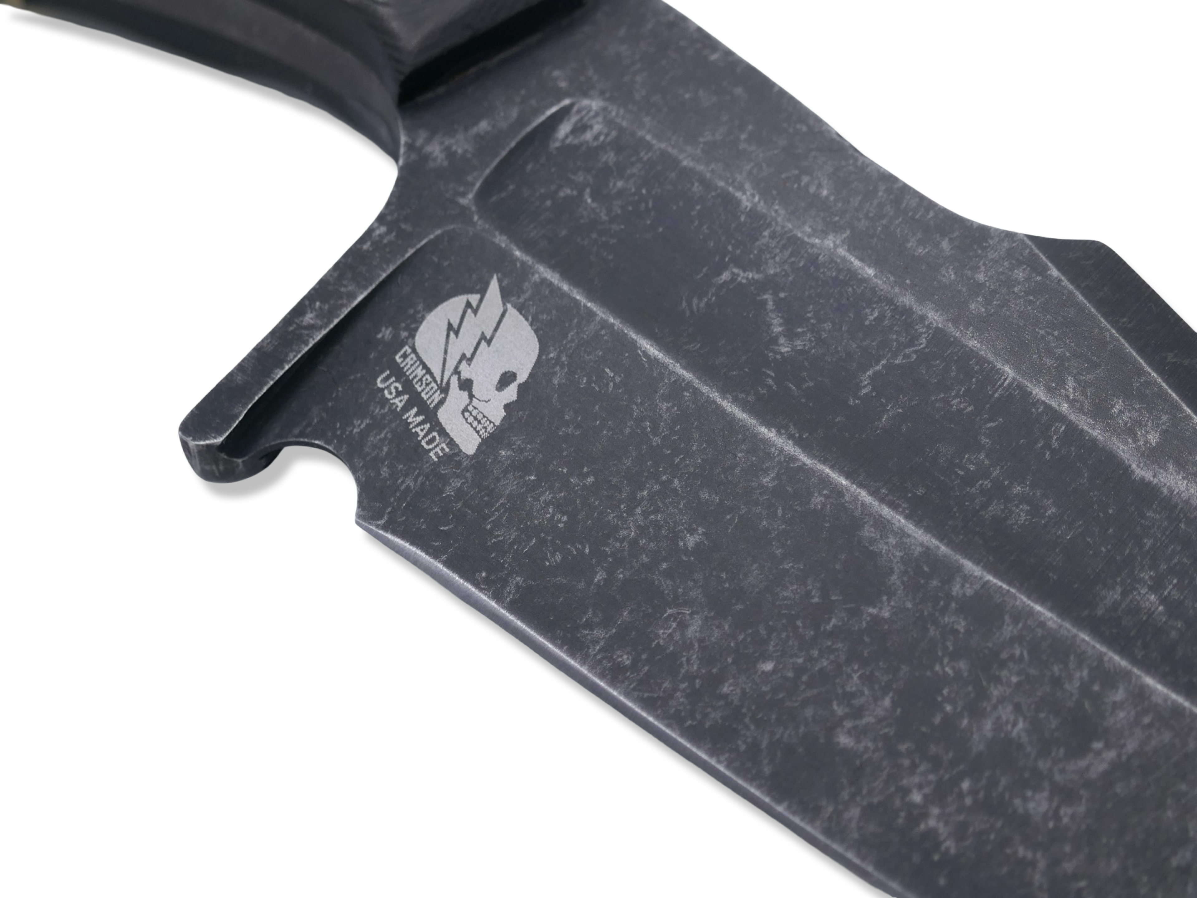 Combat Reaper Custom 1 of 1 - Camo Carbon / Triple Brass Split / Black G-10