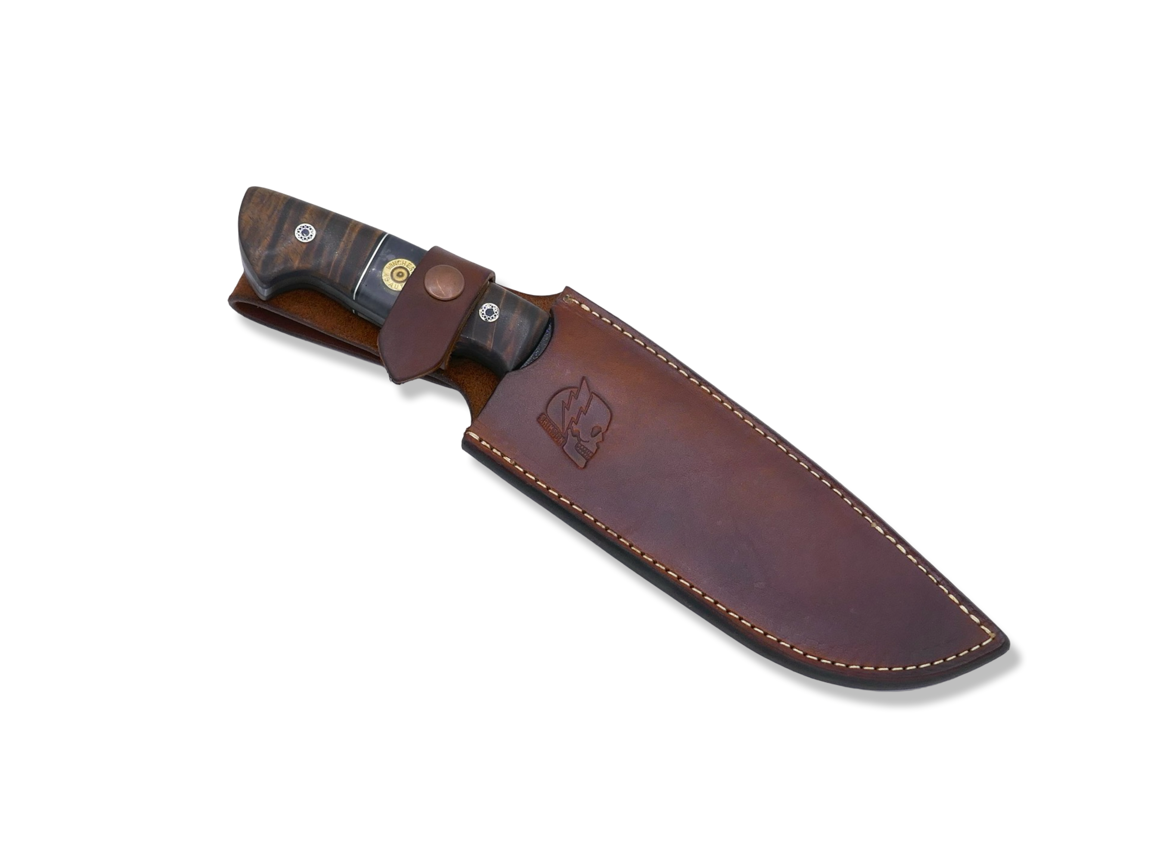 Bush Whacker Custom - Dark Stonewash / Koa + Casing Inlay / Nickel Splits / Mosaic Pins