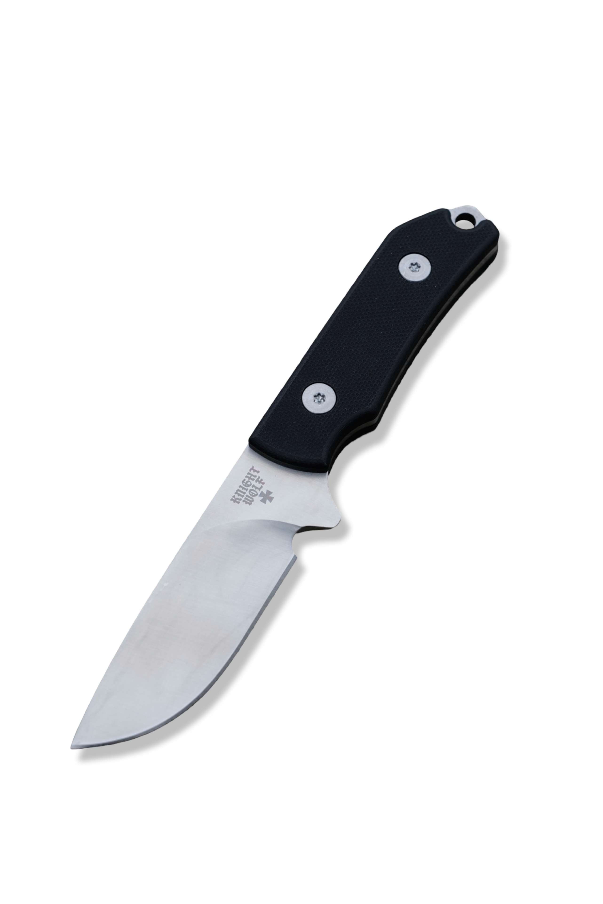 Knight Wolf - Satin Finish / Textured G-10 Handle / Kydex Sheath Included