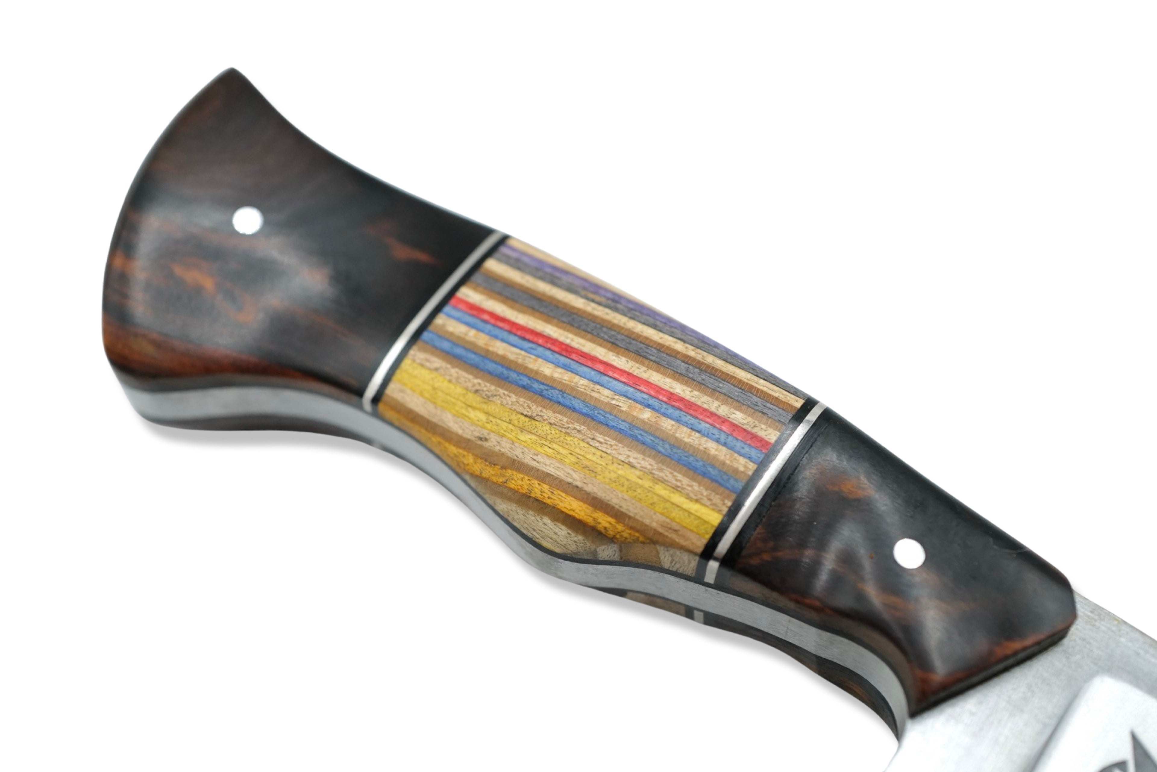 Custom Hollow Ground Bowie / Skateboard Handle