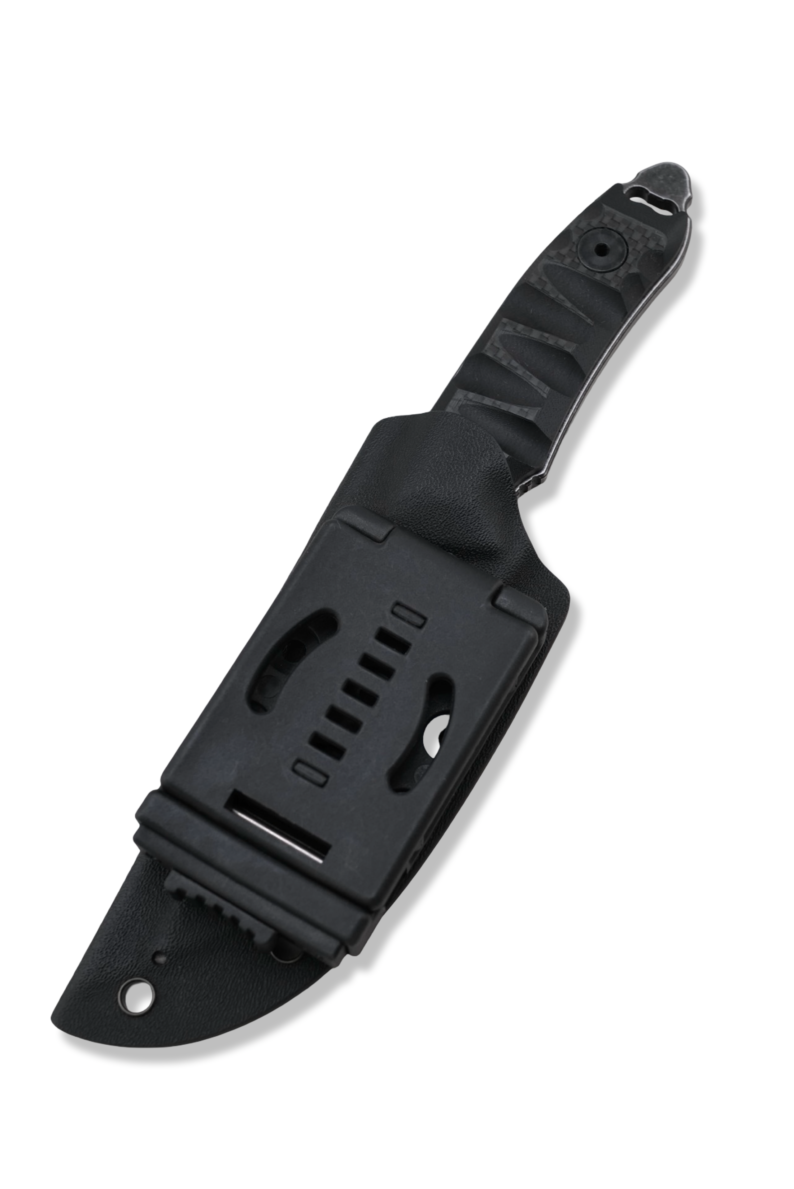 Viper II - Dark Stonewash / Textured Carbon Fiber Handle / Kydex Sheath Included