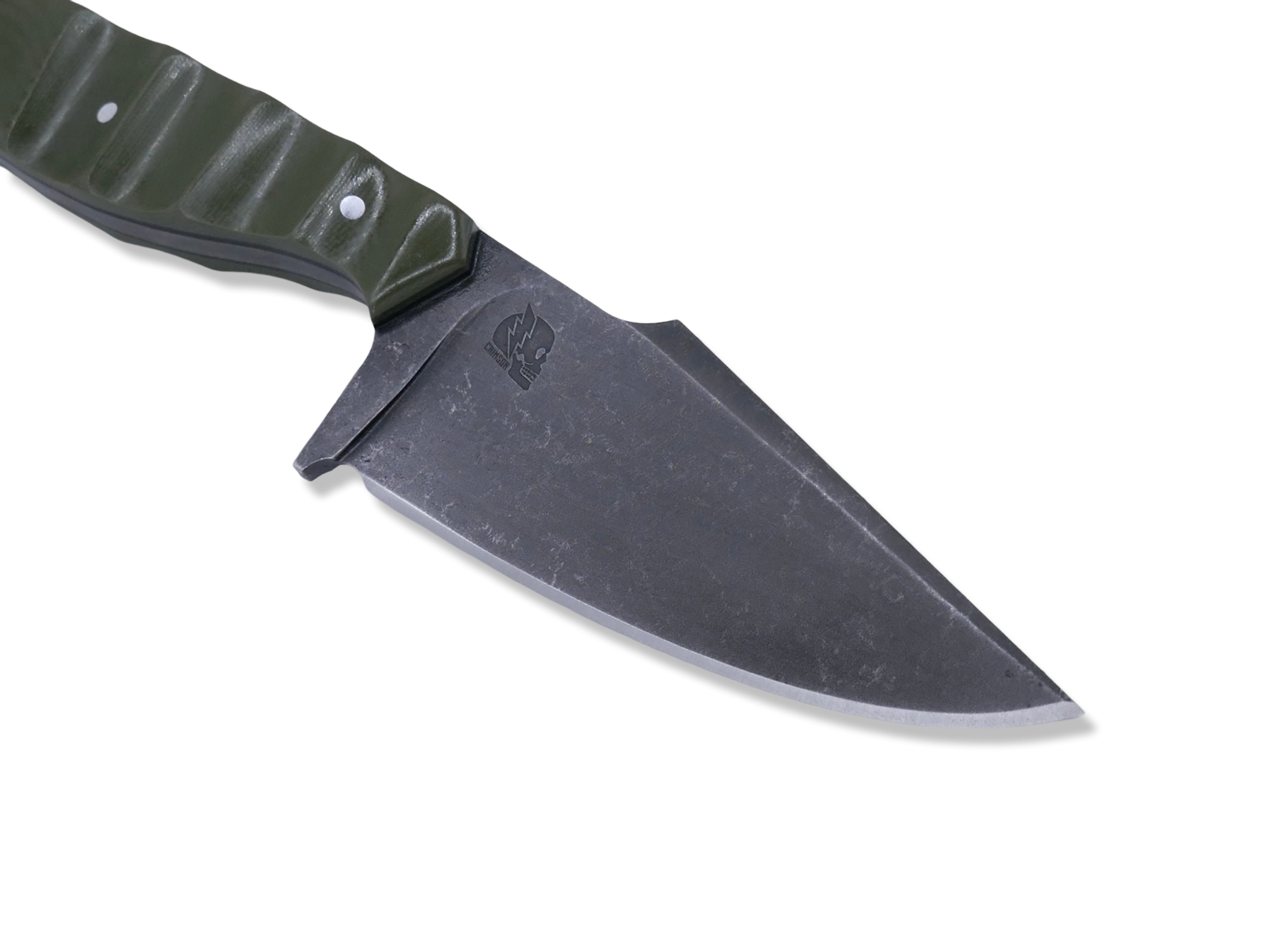 Reaper - Dark Stonewash / OD Green G-10 / Black G-10 Liner