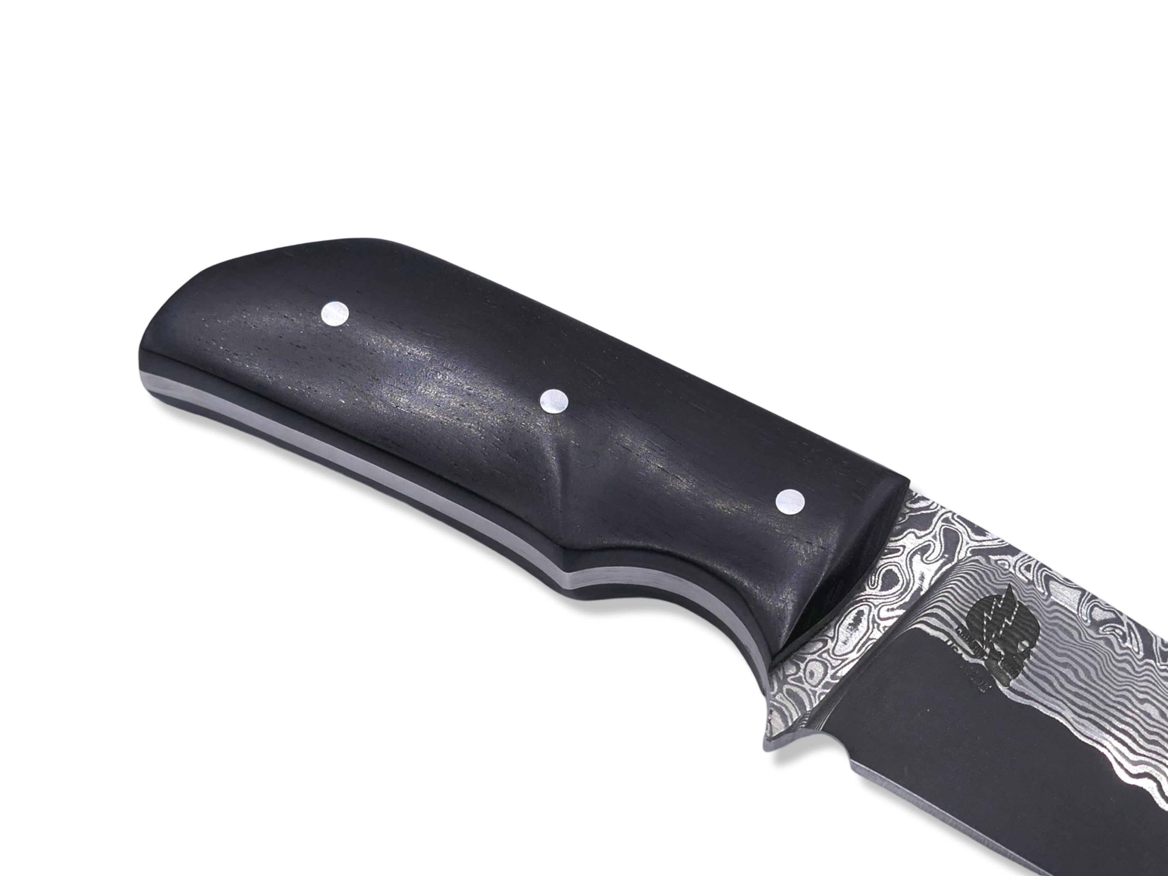 Daytona 1 of 1 Custom - Vegas Forge Stainless Damascus / African Blackwood Handle