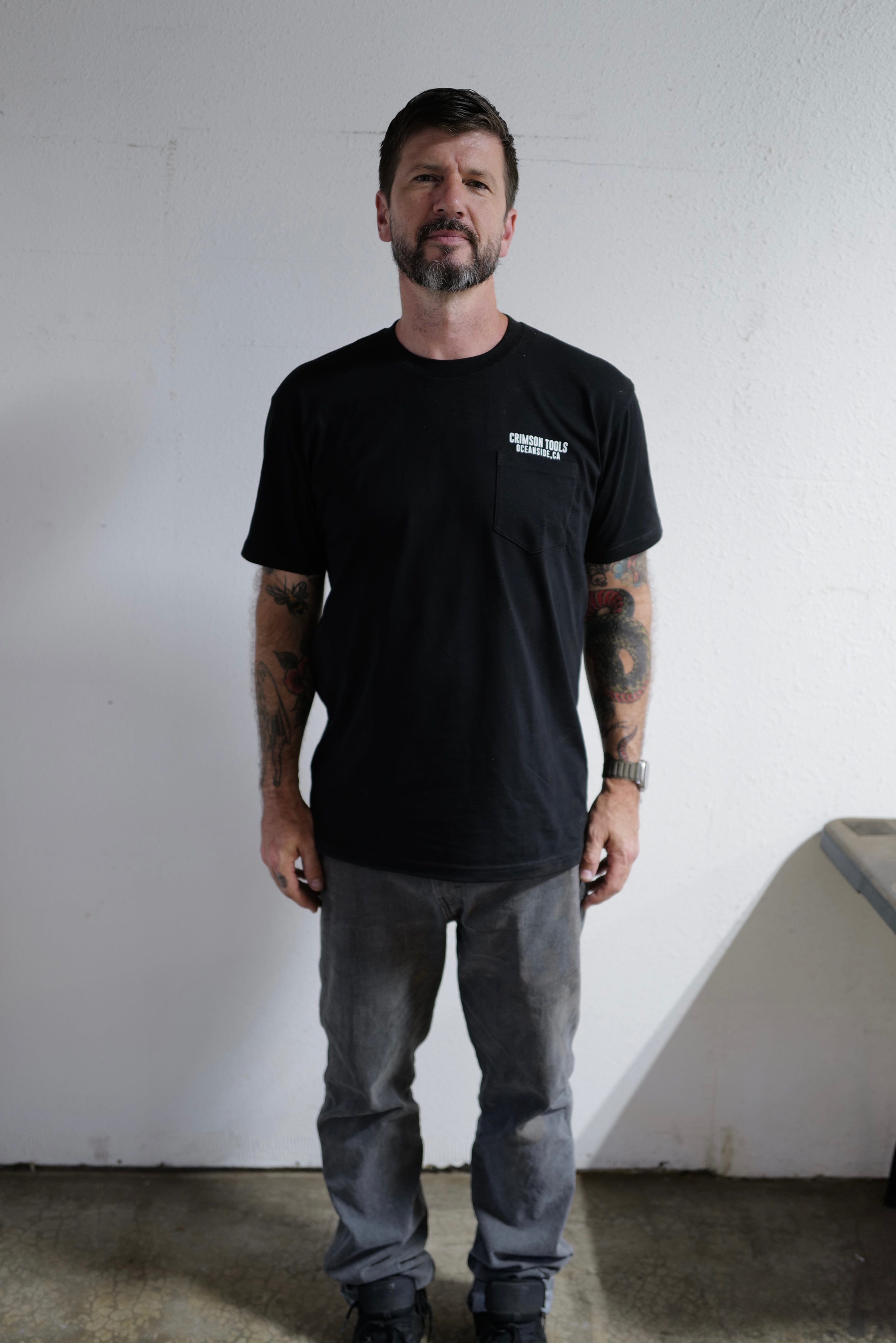 Crimson Standard Pocket Tee