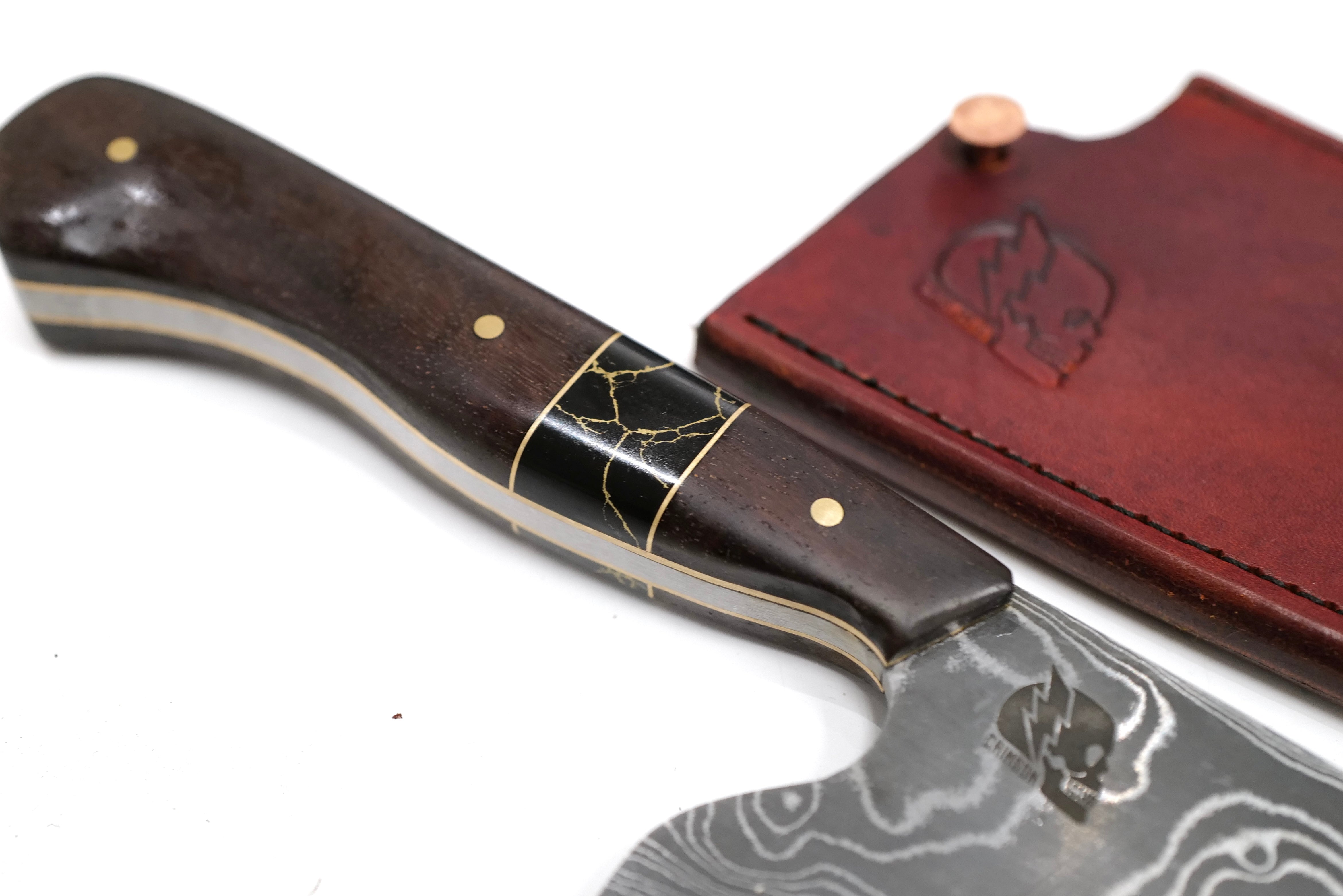 Custom Vegas Forge Damascus Gyuto