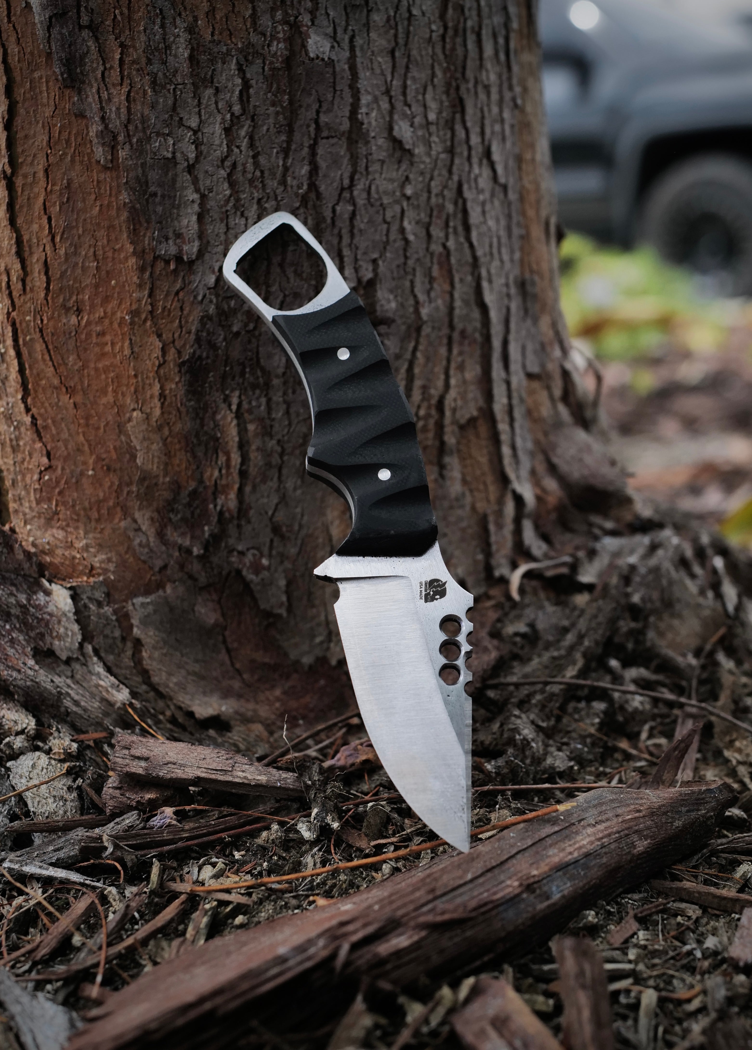 RPM Iron Wolf - Satin Finish / G-10 Handle / Stainless Steel / Kydex Sheath