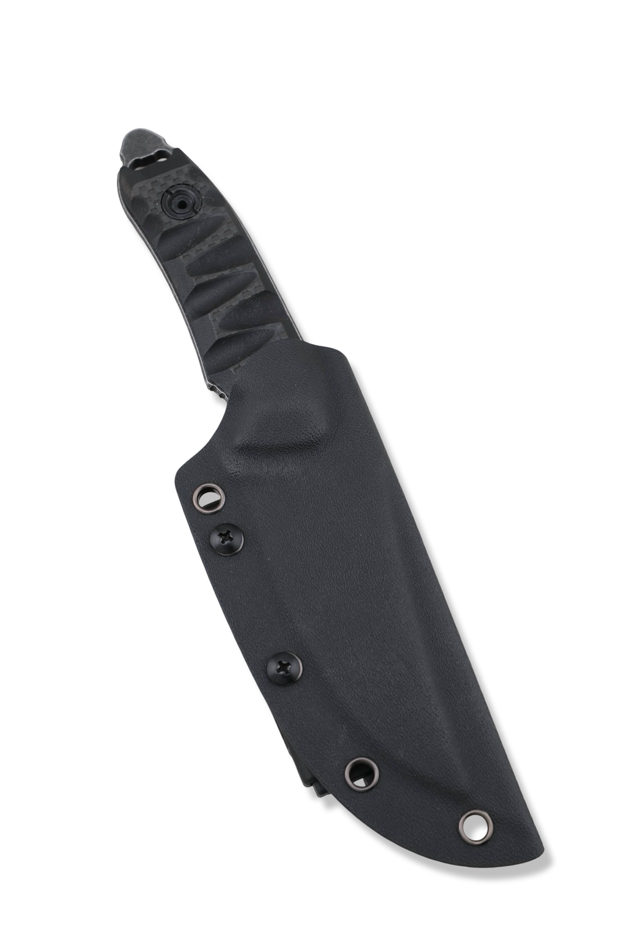 Viper II - Dark Stonewash / Textured Carbon Fiber Handle / Kydex Sheath Included