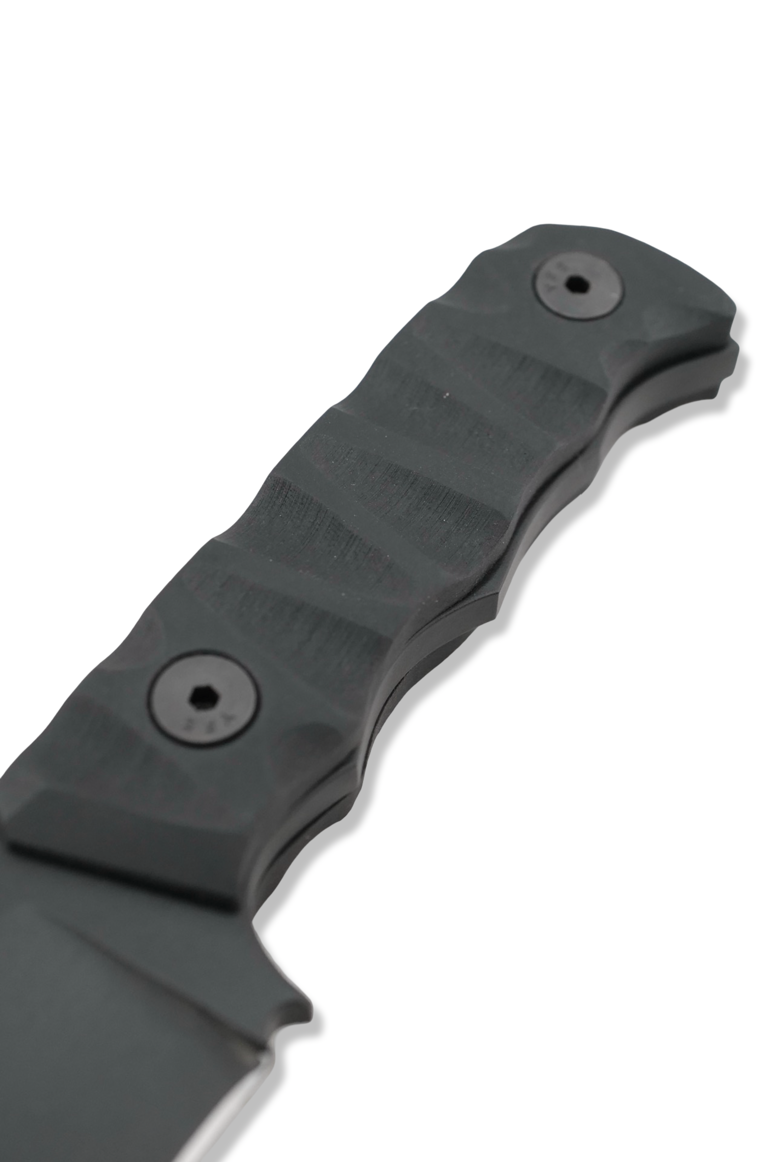 Slayer Mini - Black Cerakote / Black G-10 Handle / USA Made leather sheath included