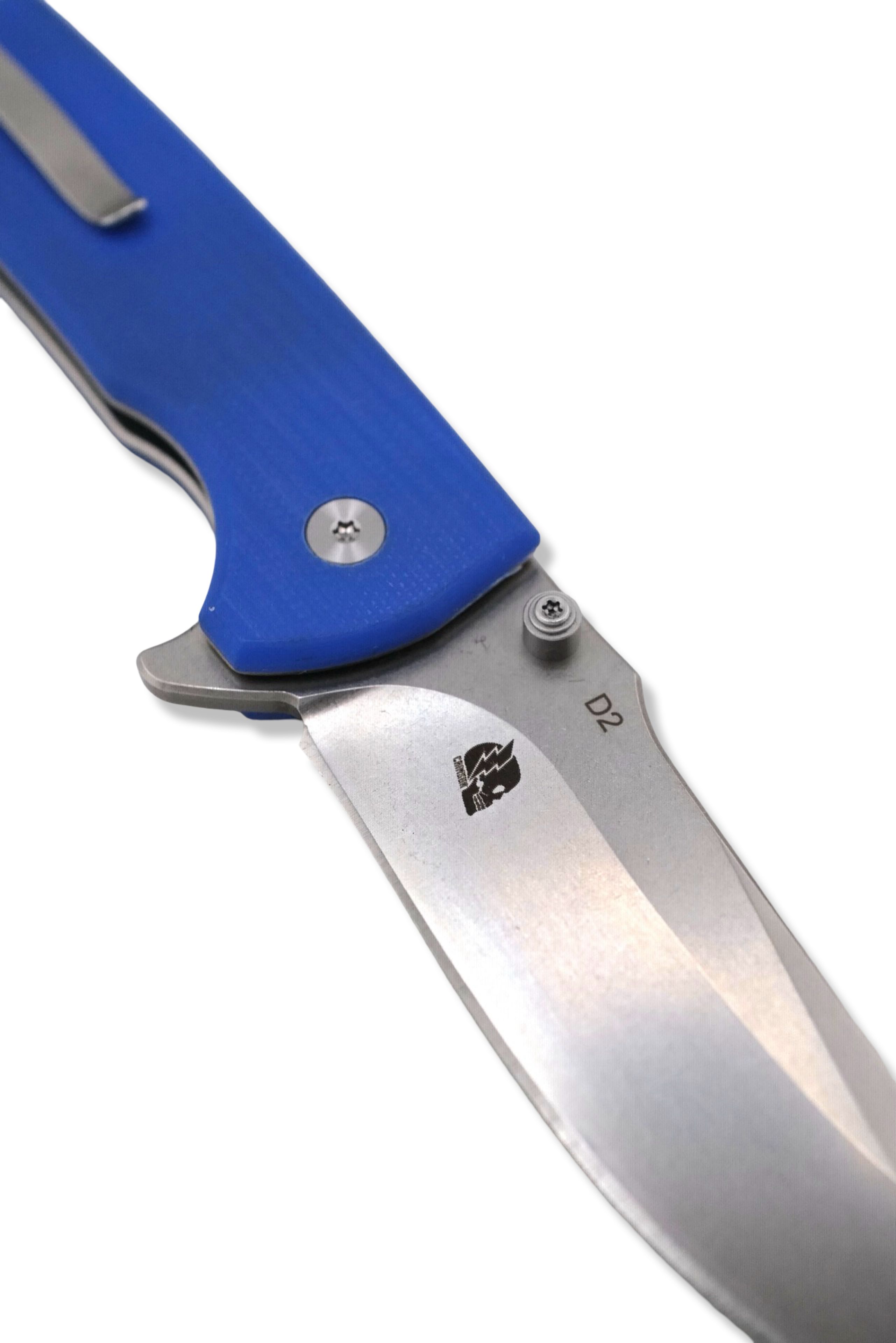 M5 Folder - Blue G-10 handle / Stonewash Finish