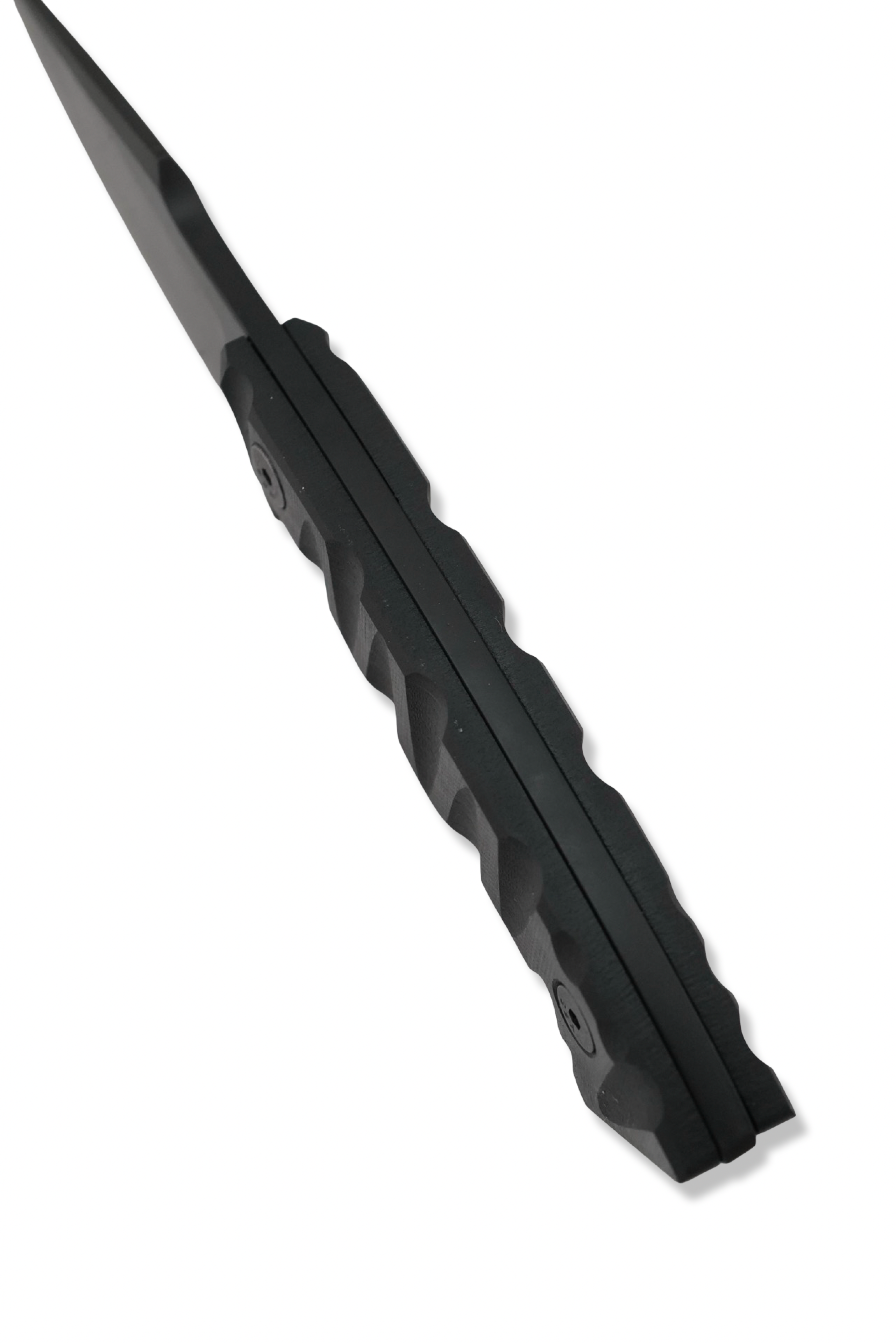 Reaper - Black Cerakote / Bolt on Black G-10 Handle