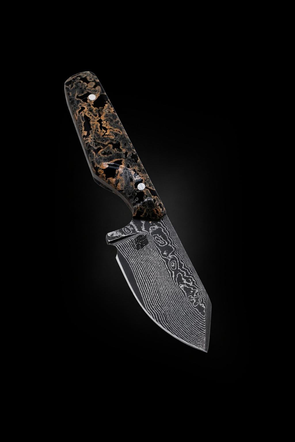 Mini Skinner Custom - Vegas Forge Stainless Damascus / Calceon Handle