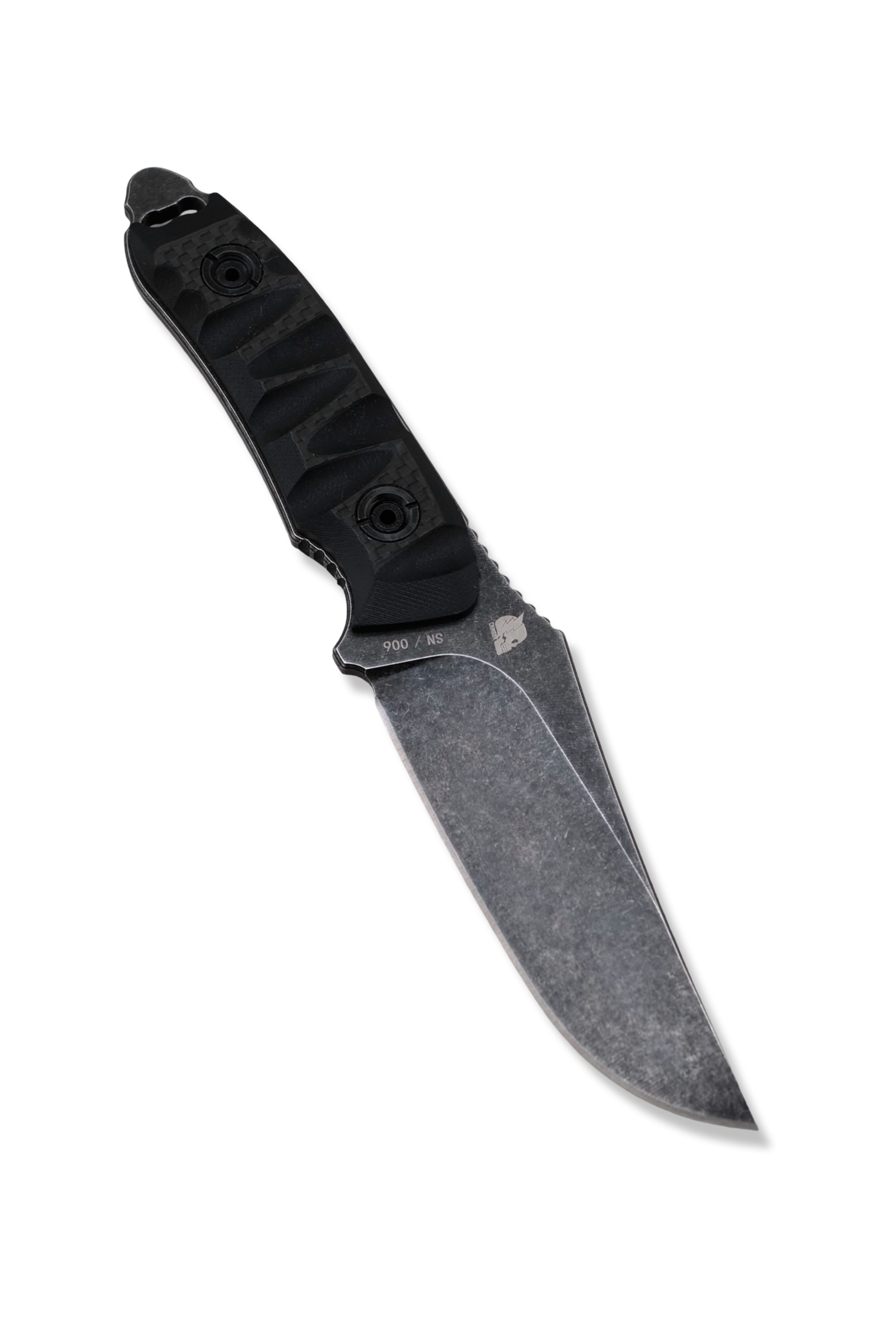 Viper II - Dark Stonewash / Textured Carbon Fiber Handle / Kydex Sheath Included