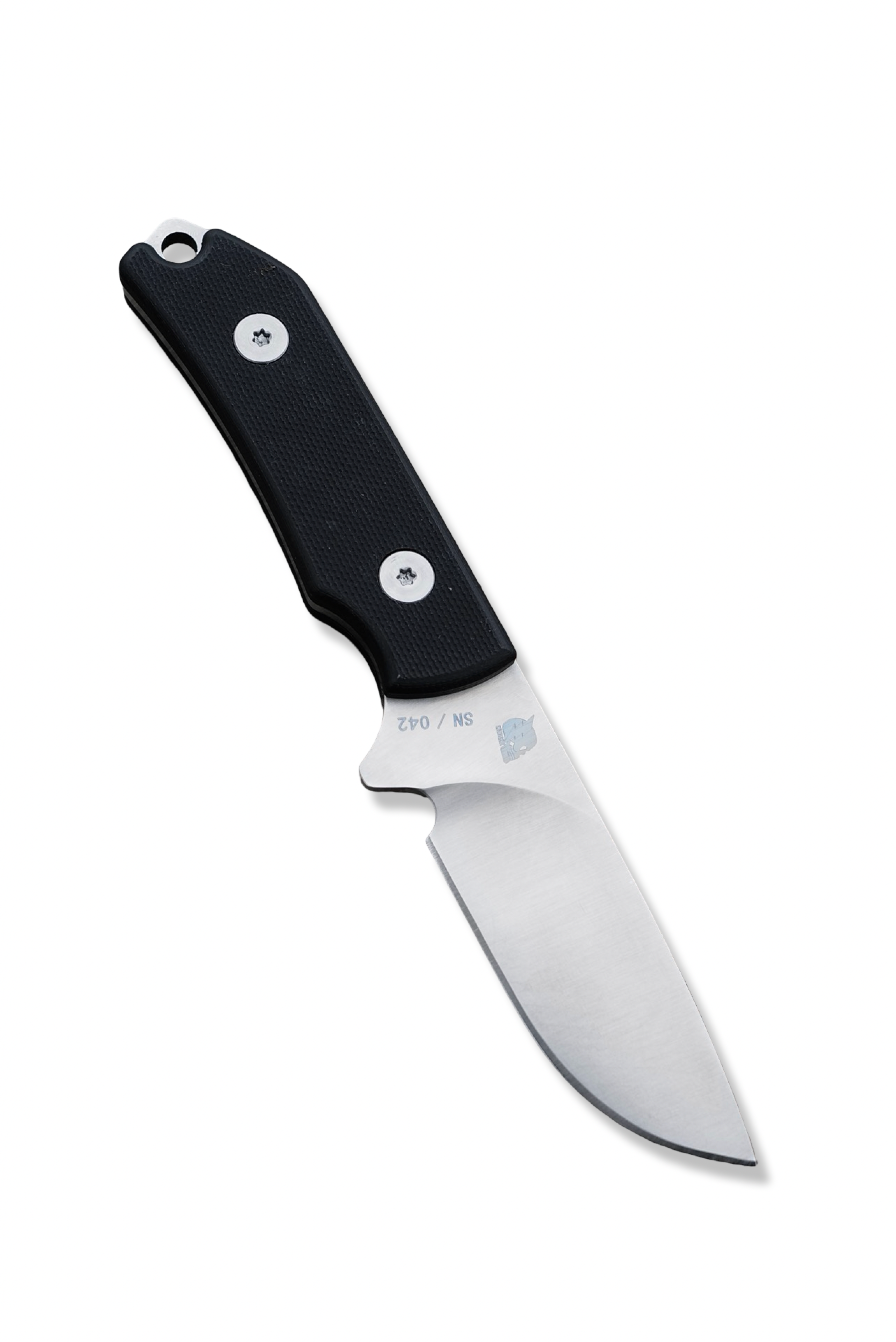 Knight Wolf - Satin Finish / Textured G-10 Handle / Kydex Sheath Included