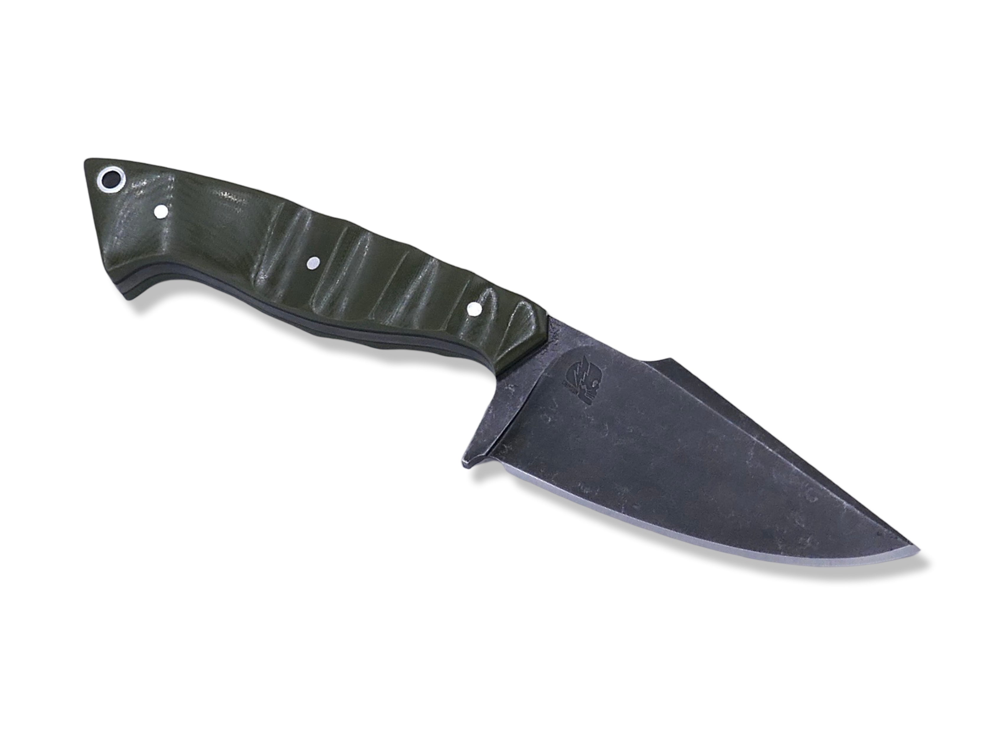 Reaper - Dark Stonewash / OD Green G-10 / Black G-10 Liner