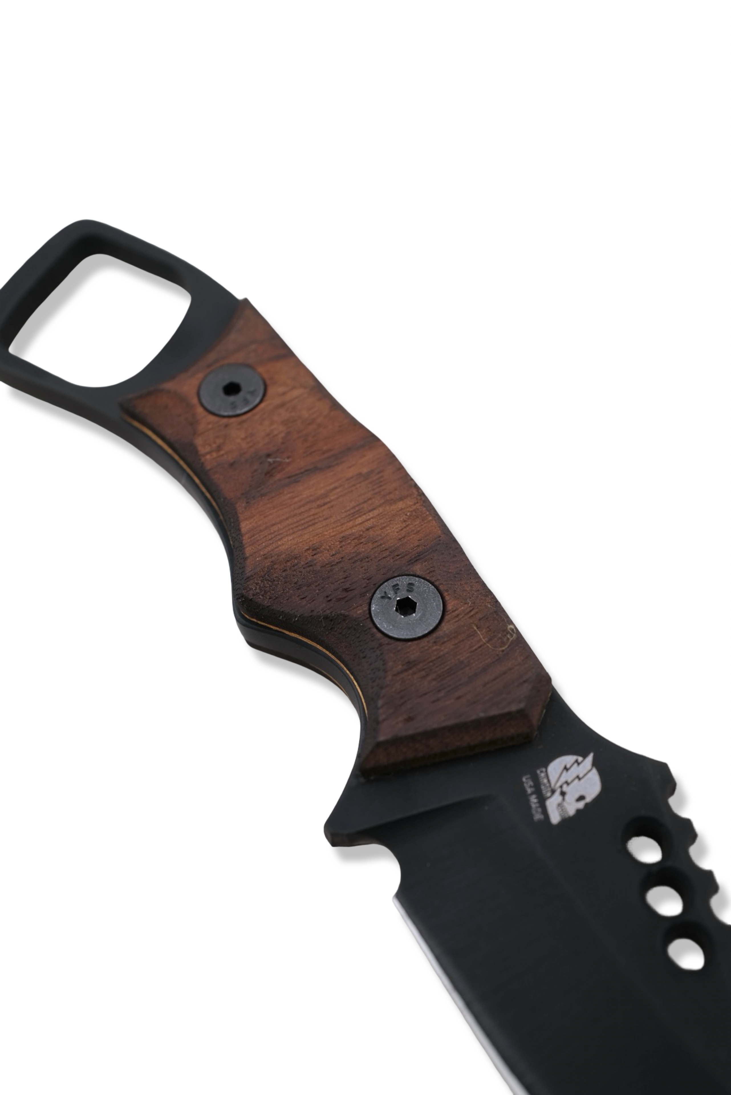 RPM Iron Wolf Custom 1/1  - Black Cerakote / Walnut w/ Brass Liner  /  Leather Sheath Included