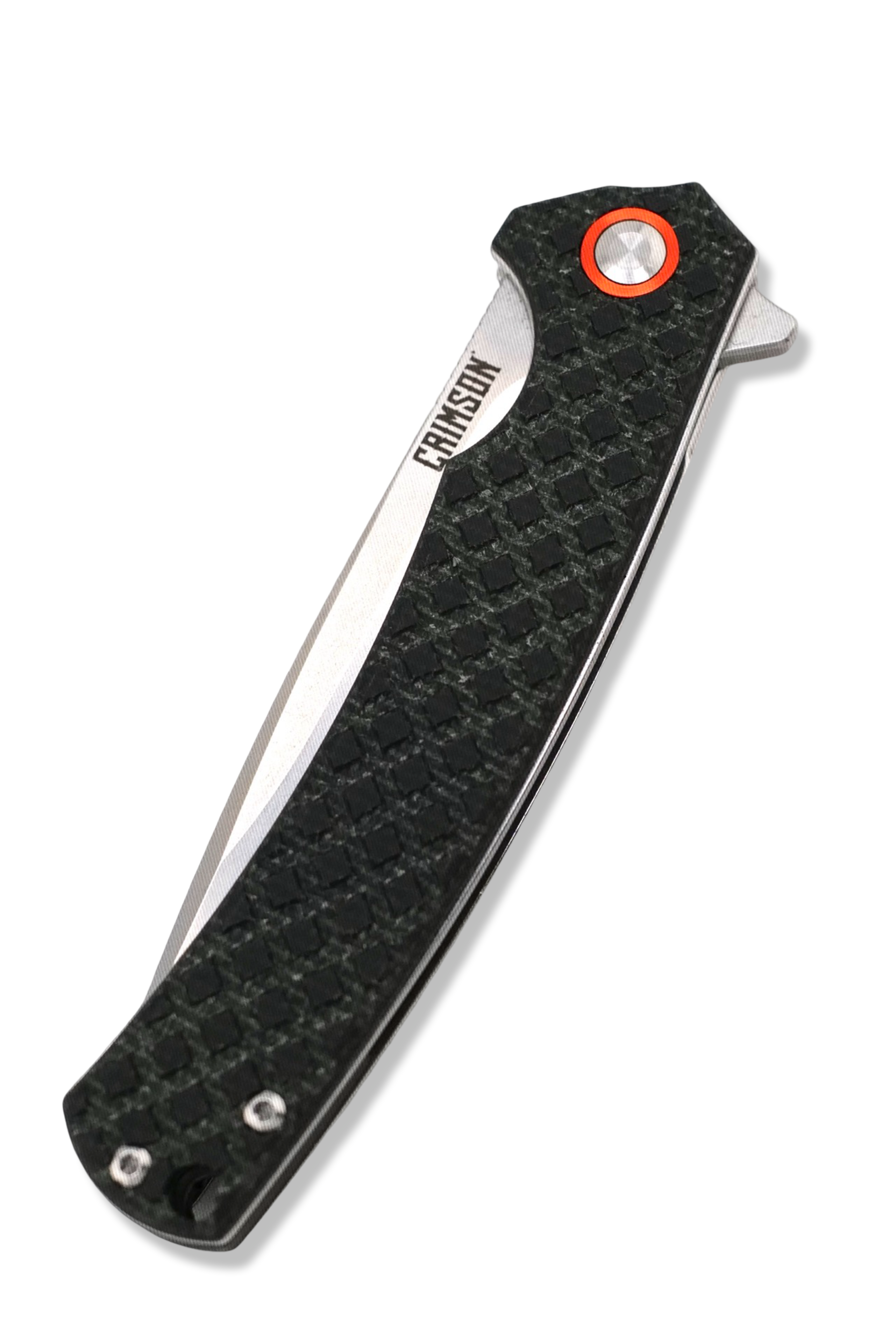 Interceptor Folder - Green Textured handle / Stonewash Blade