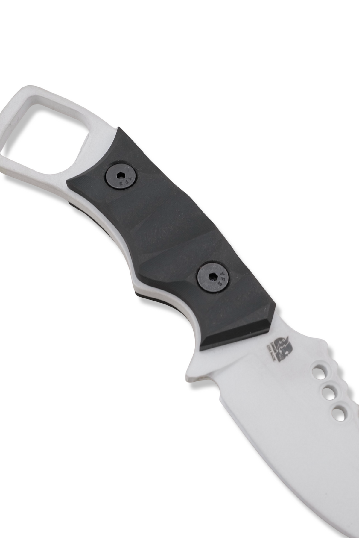 RPM Iron Wolf - Frost Cerakote / Black Richlite Handle / Numbered 1 -5 / Leather Sheath Included