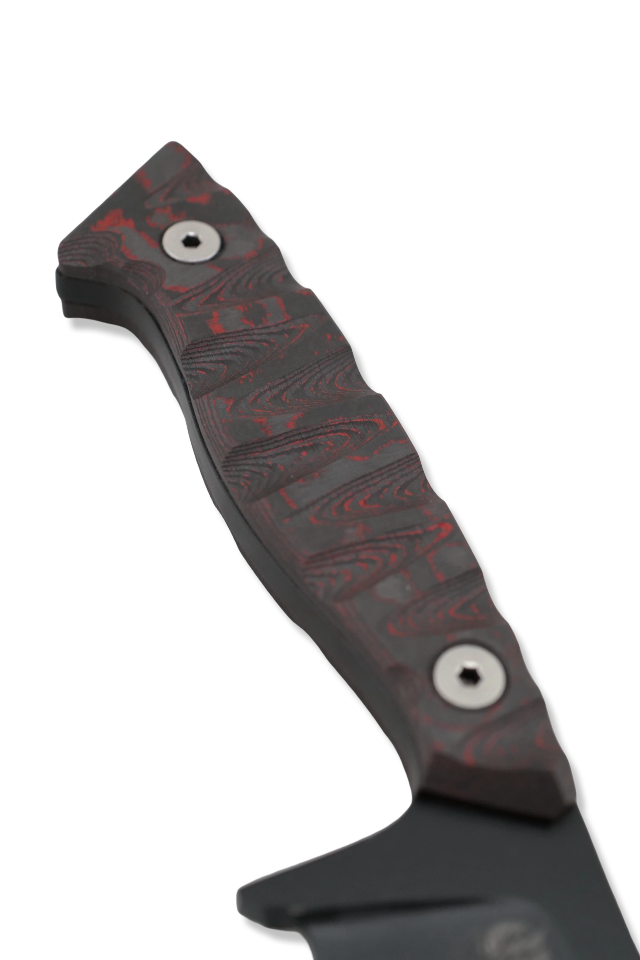 Reaper - Black Cerakote / Bolt on Black + Red Camo Carbon Handle