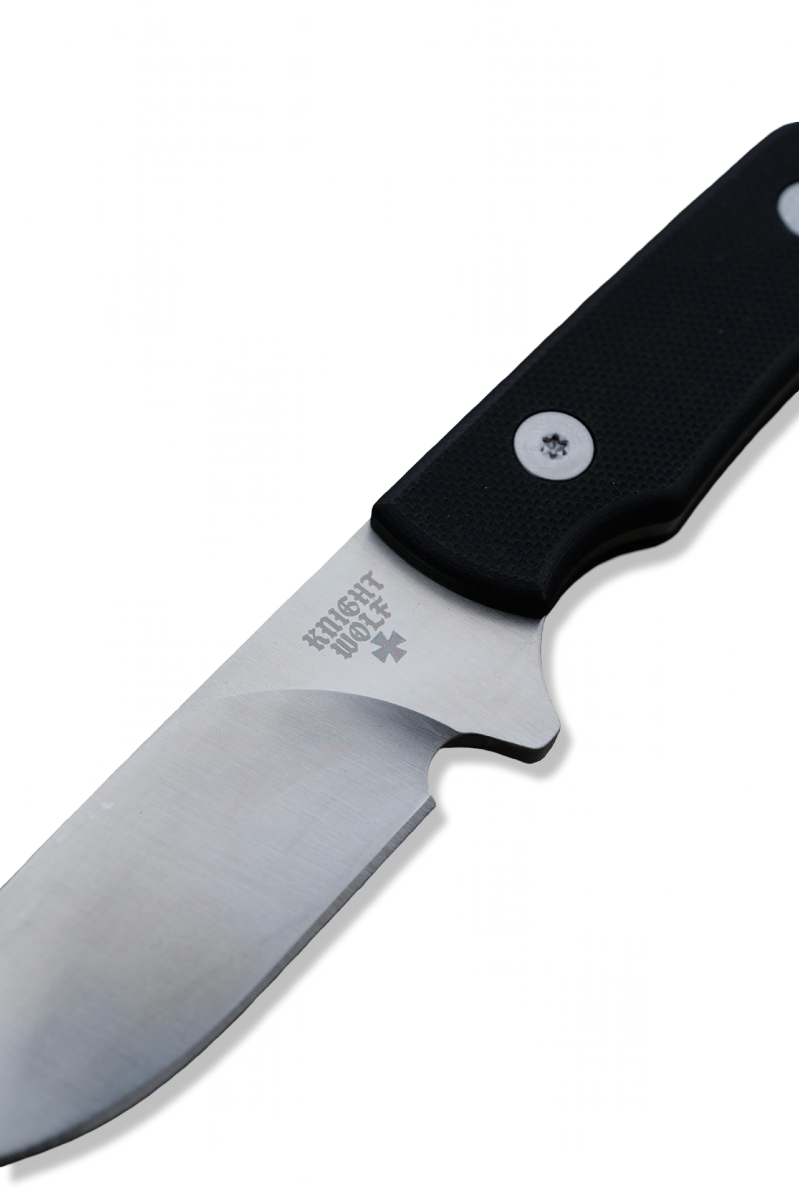 Knight Wolf - Satin Finish / Textured G-10 Handle / Kydex Sheath Included