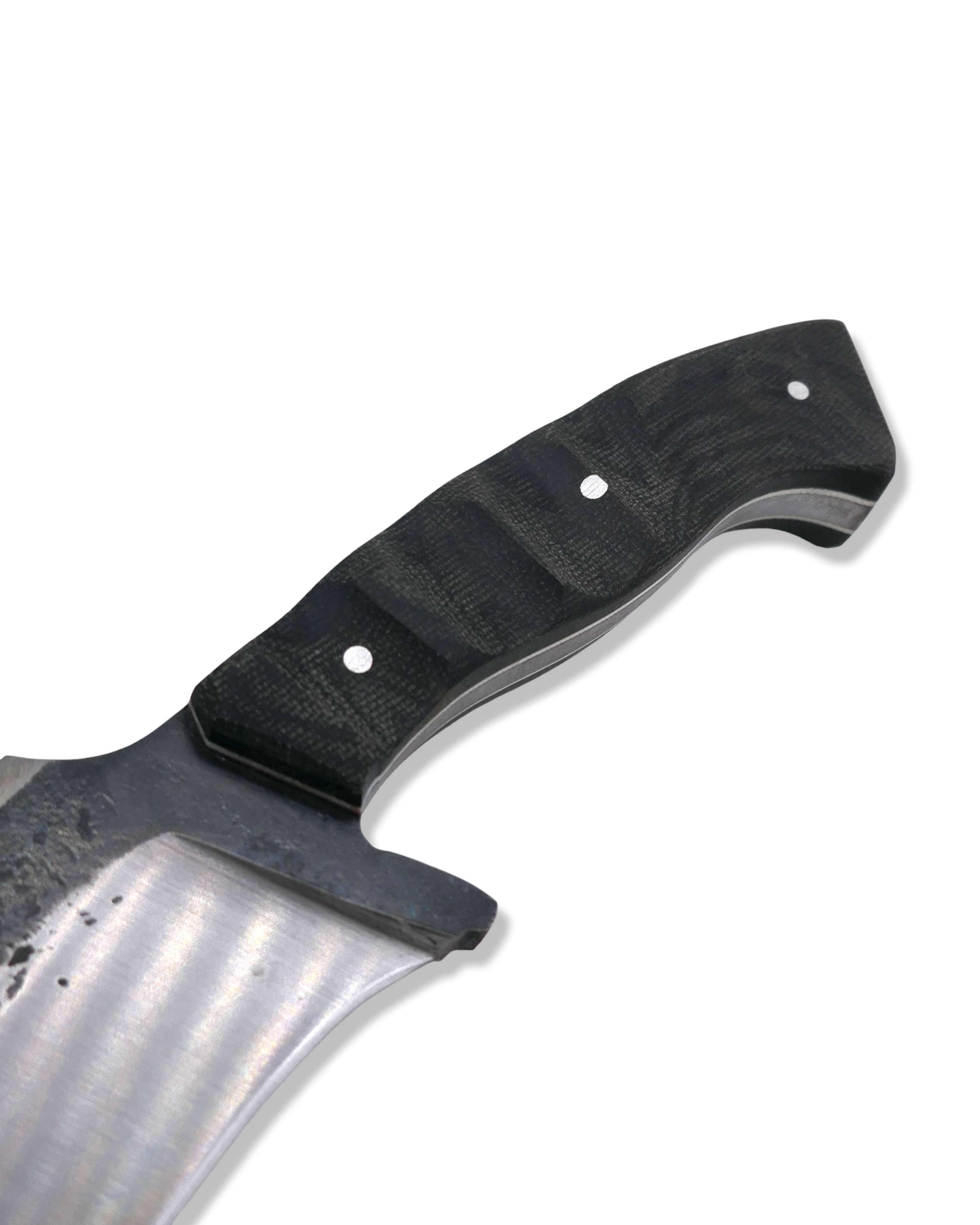 Destroyer Forged Custom - Two Tone Finish / Micarta Handle / White G-10 Liner / Sheath Included