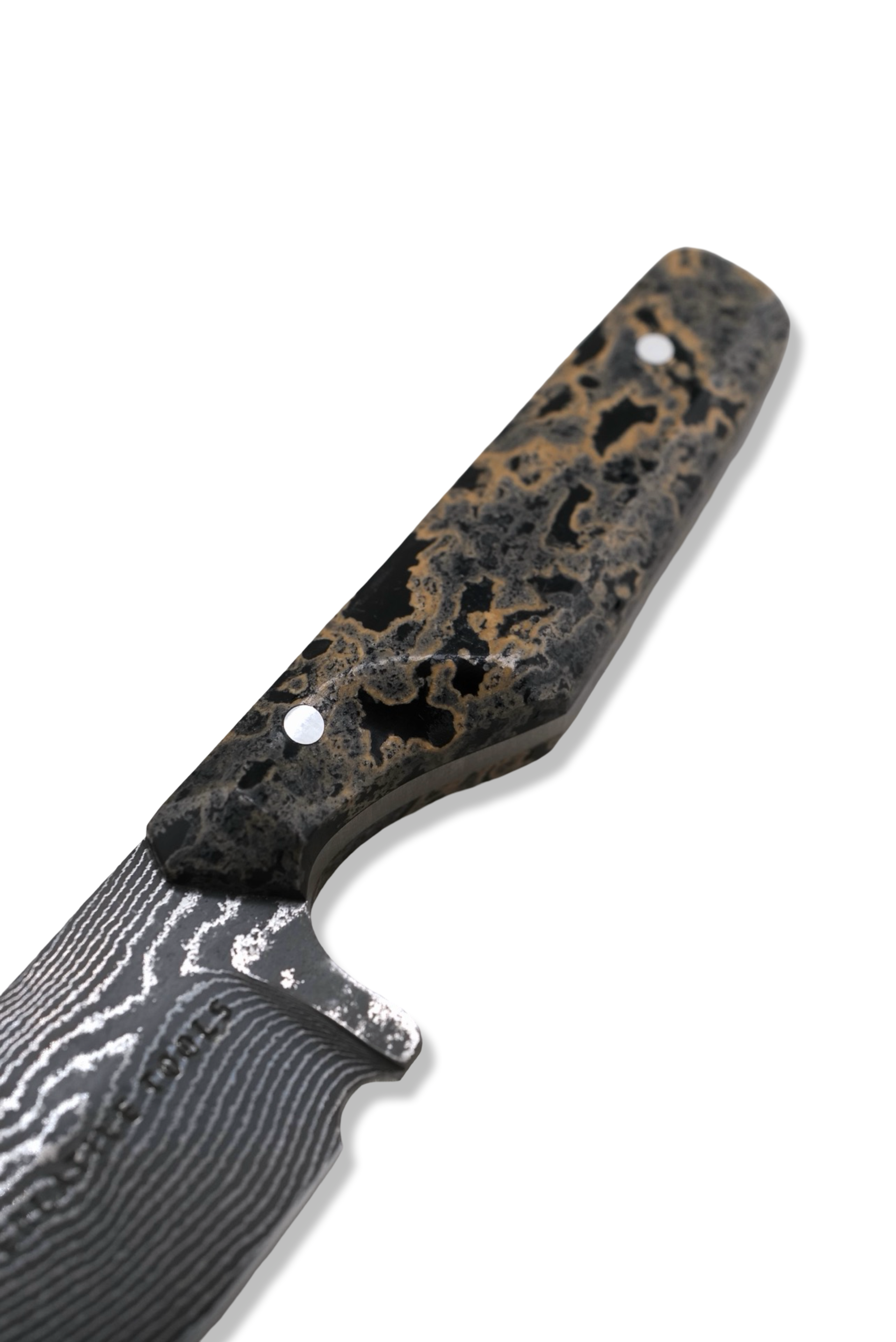 Mini Skinner Custom - Vegas Forge Stainless Damascus / Calceon Handle