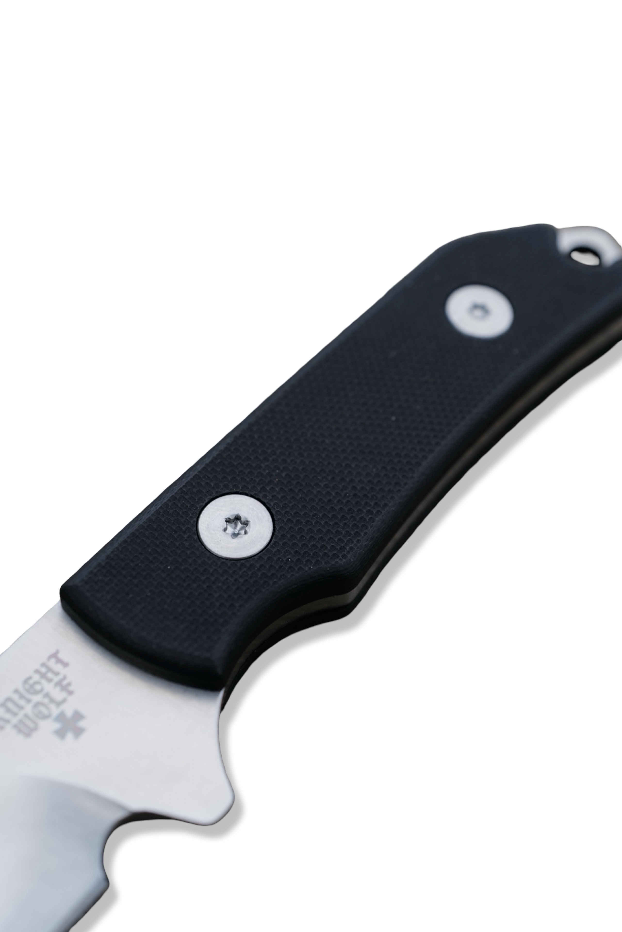 Knight Wolf - Satin Finish / Textured G-10 Handle / Kydex Sheath Included
