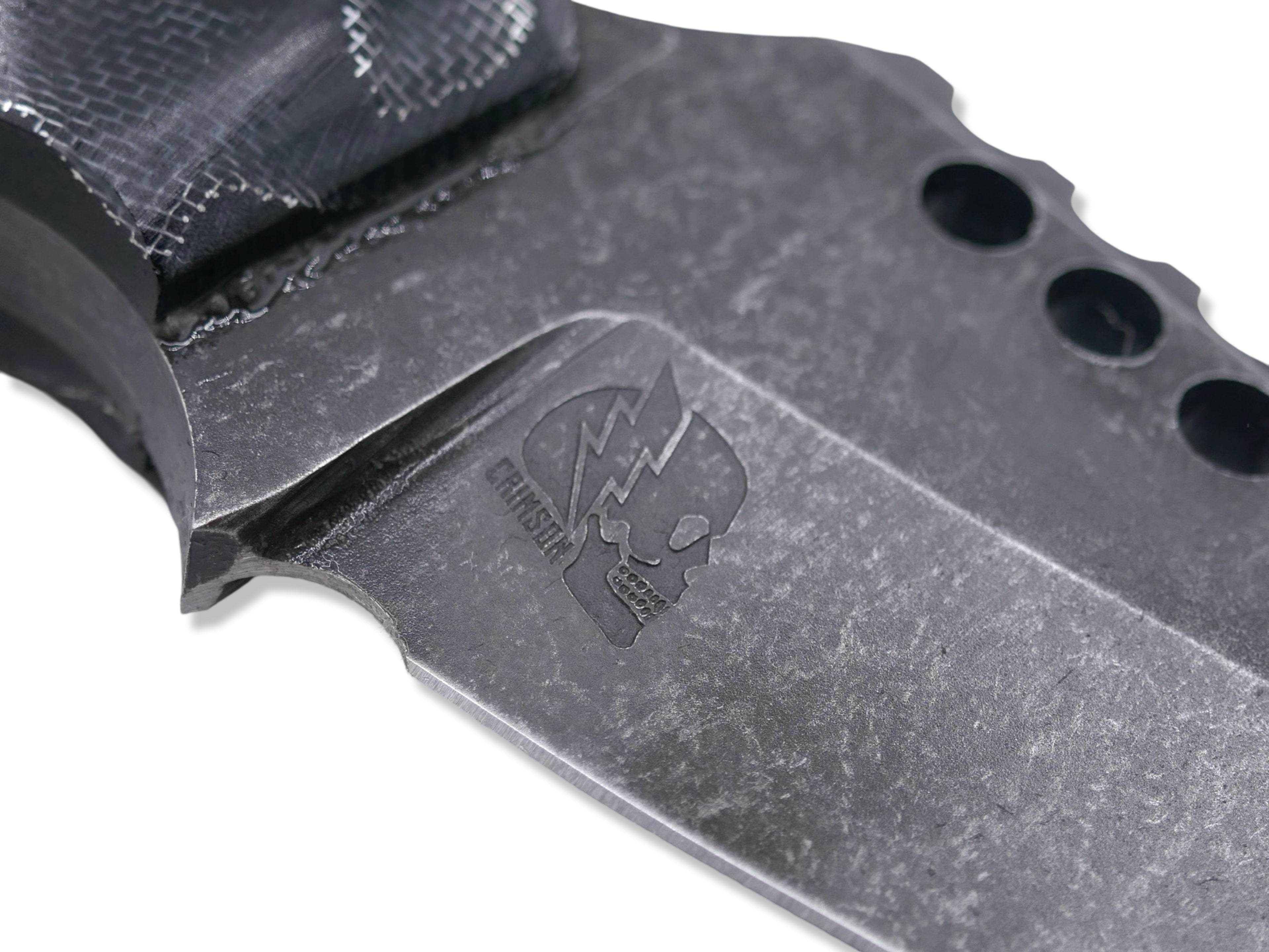 IRON WOLF - Dark Stonewash / Black Raffir Handle
