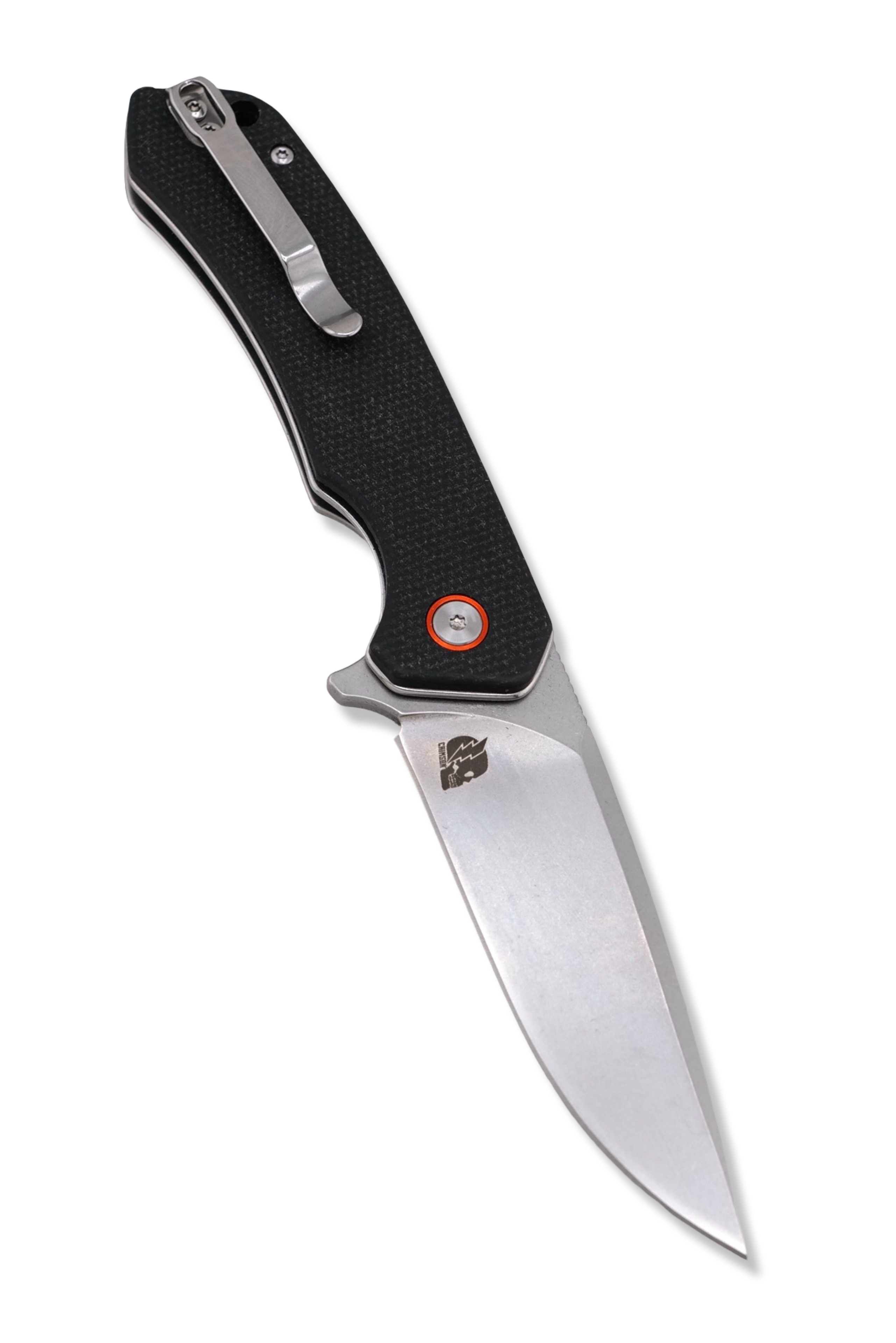 Copperhead Folder - Black Micarta Handle / Stonewash