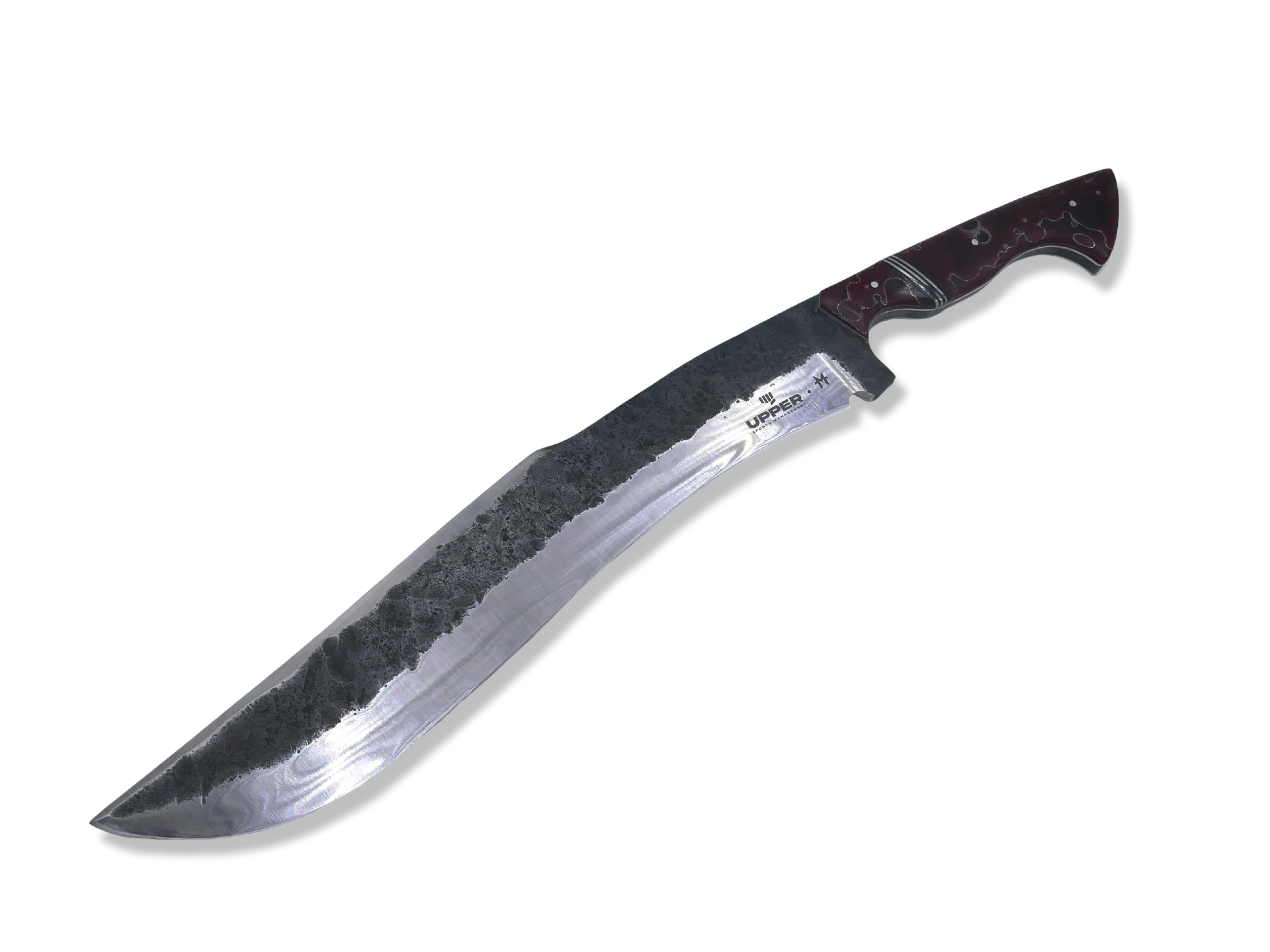 XL Forged Custom - Red Raffir Nickel Splits / Custom Engraving
