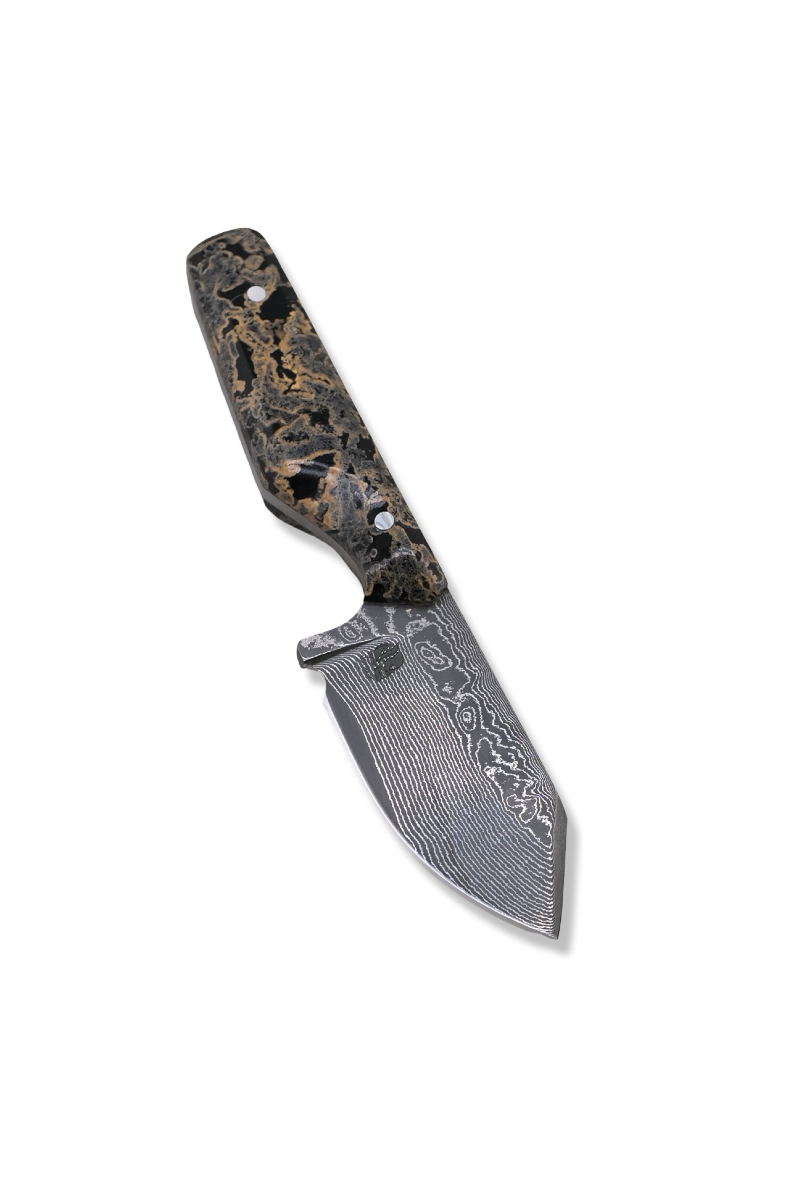 Mini Skinner Custom - Vegas Forge Stainless Damascus / Calceon Handle