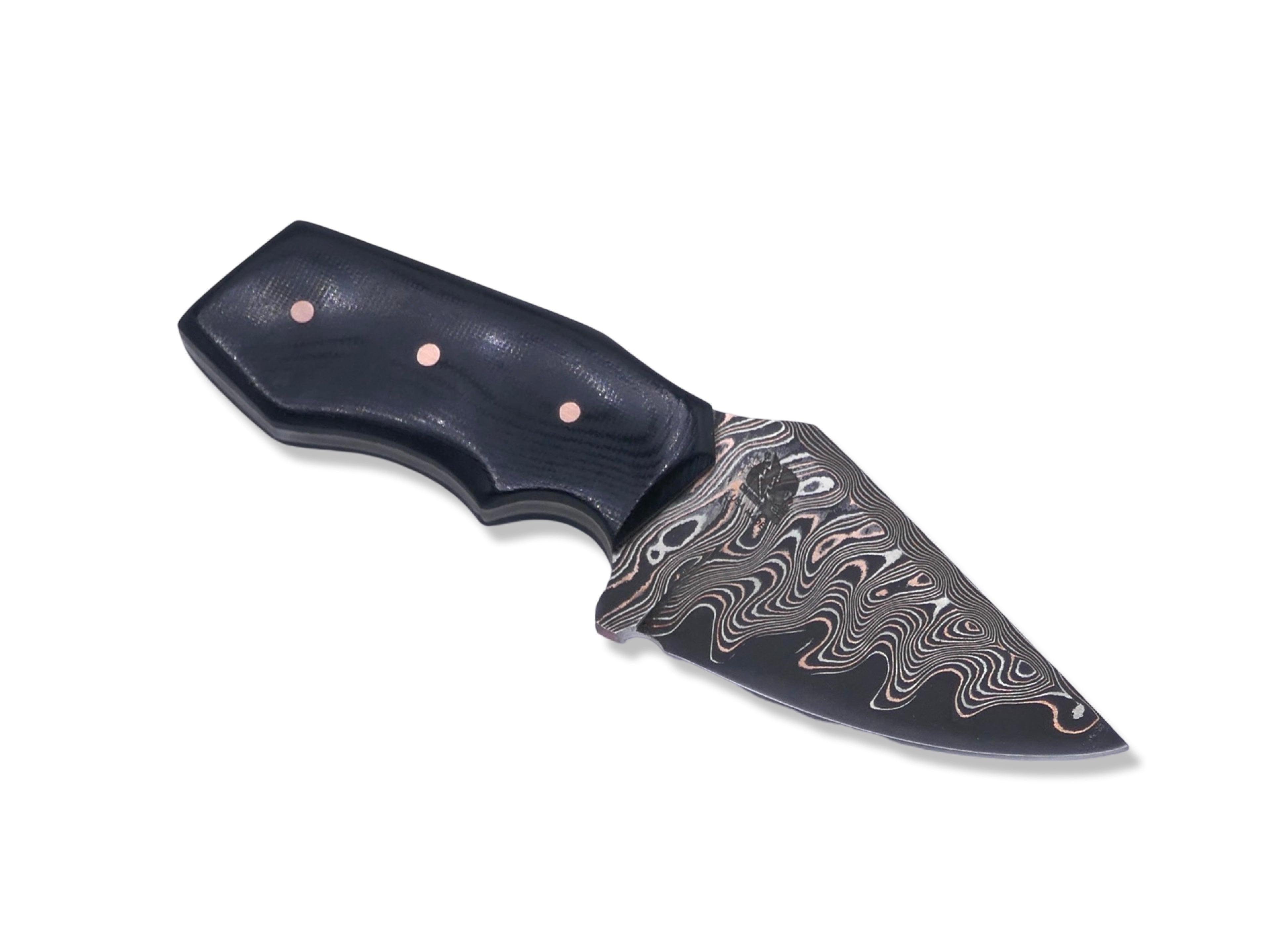 Utility Knife - Baker Forge Elite Coppermai / Black G-10 Handle / Copper Pins