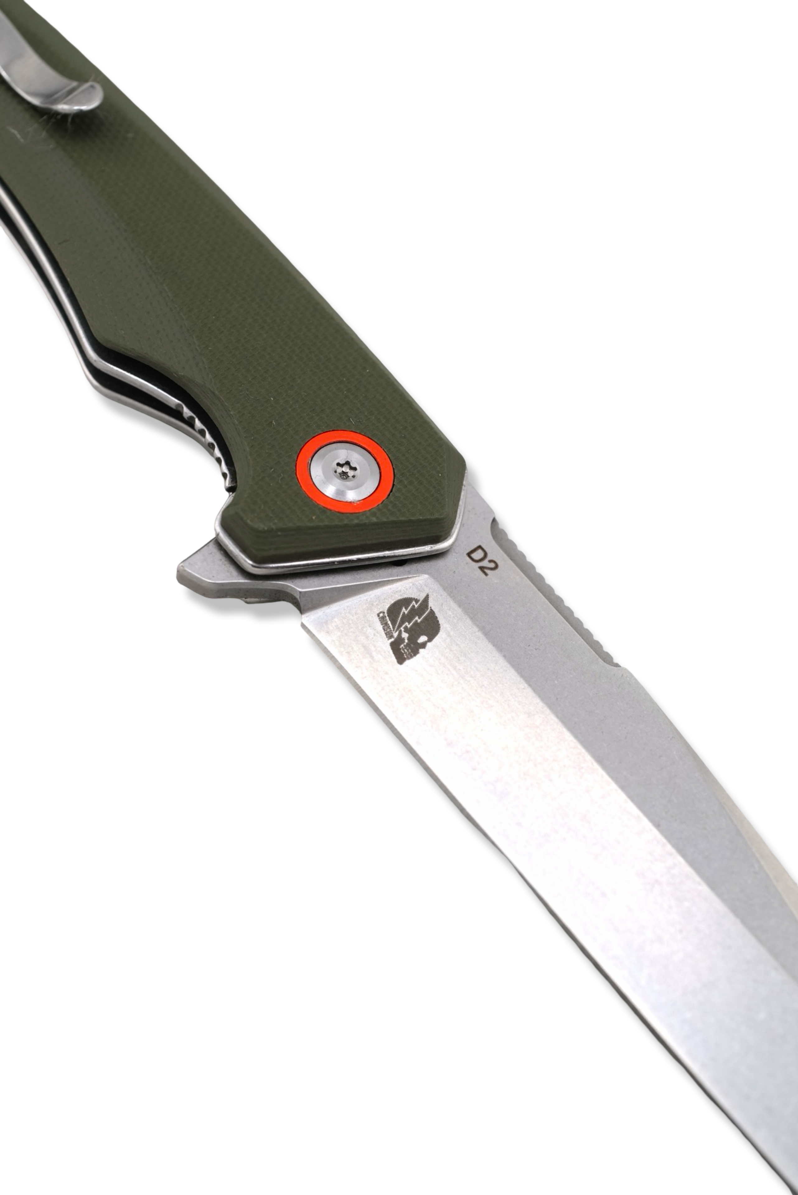 DB5 Tanto Folder - OD Green G-10 Handle / Stonewash
