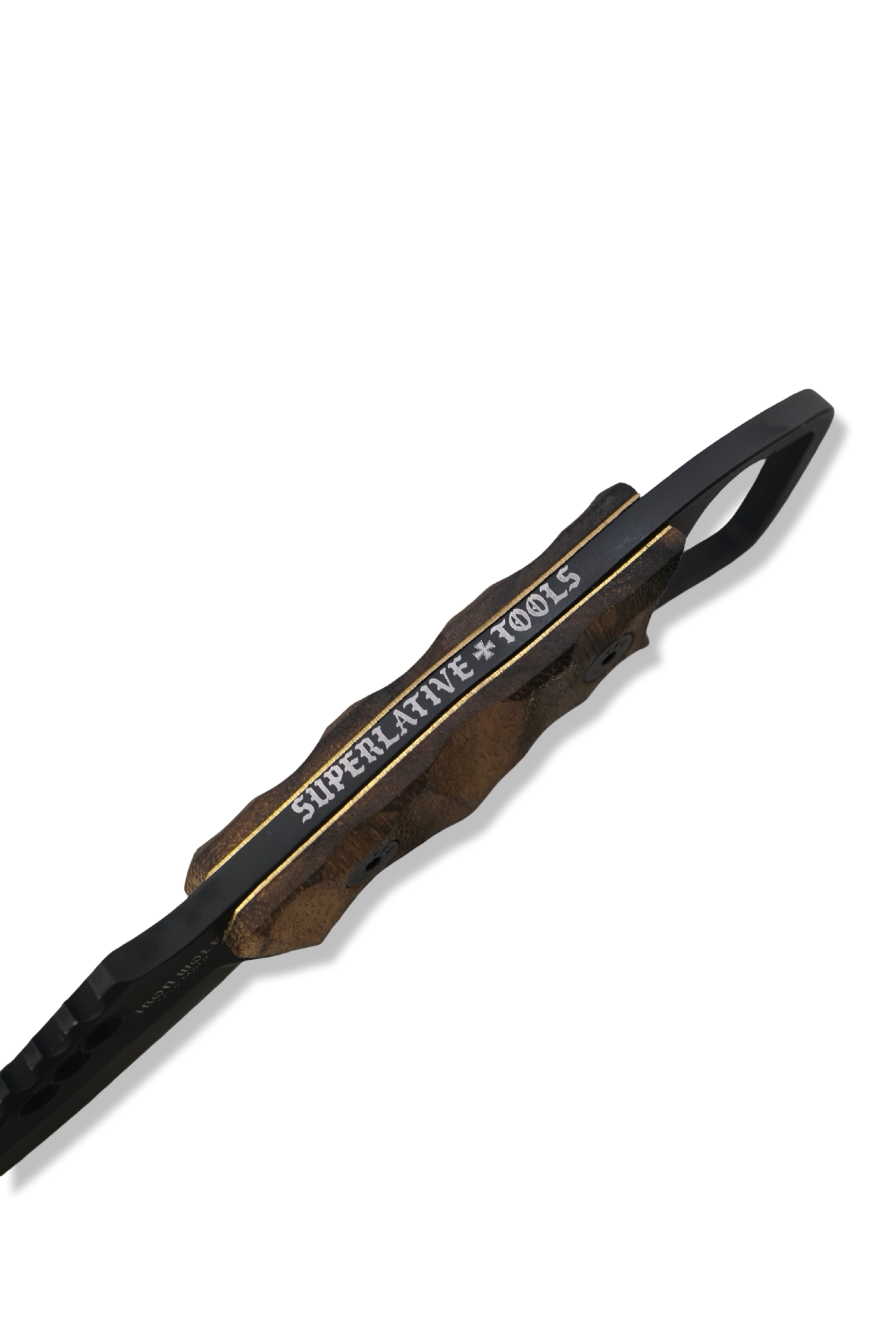 RPM Iron Wolf Custom 1/1  - Black Cerakote / Goncalo Alves w/ Brass Liner  /  Leather Sheath Included