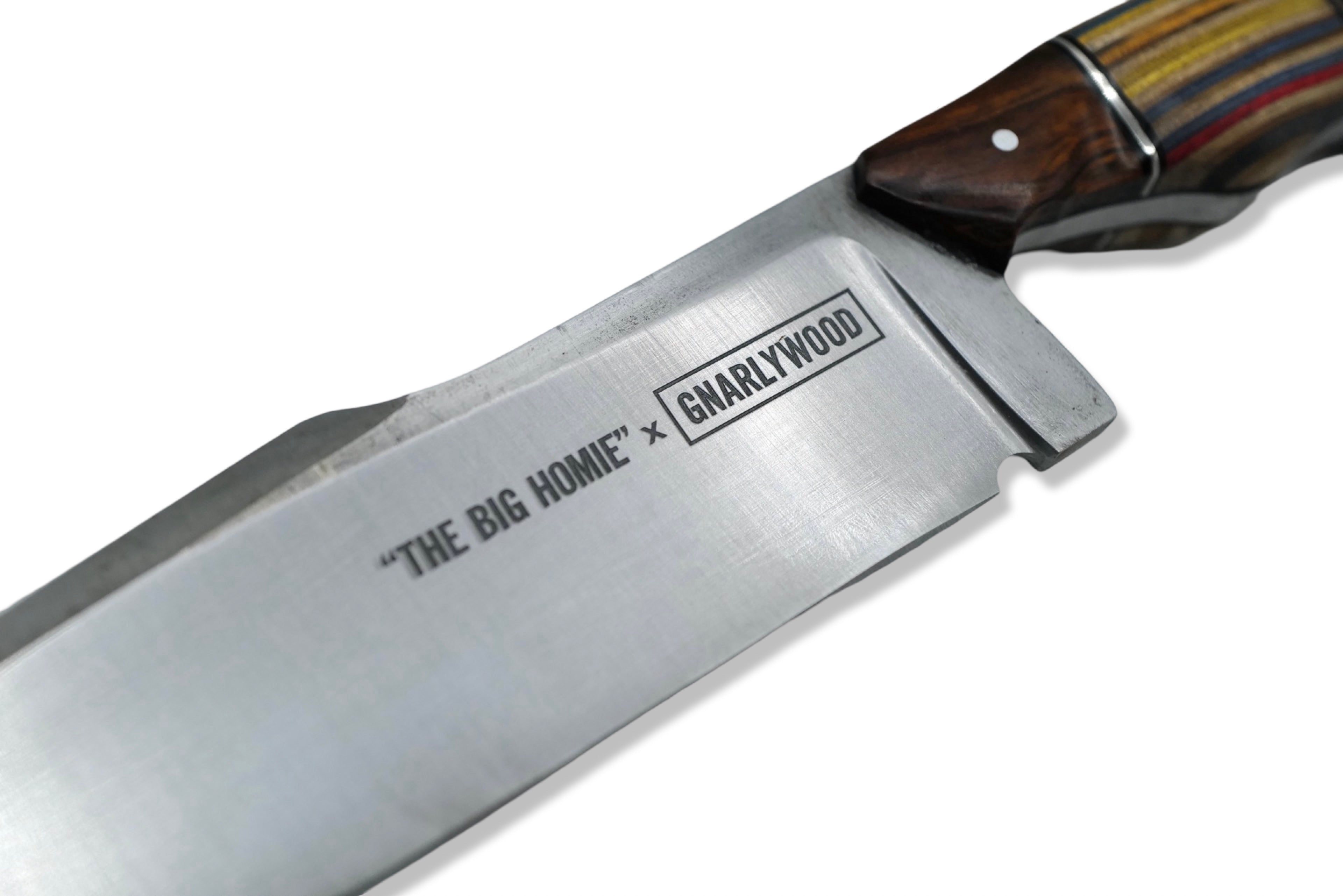 Custom Hollow Ground Bowie / Skateboard Handle