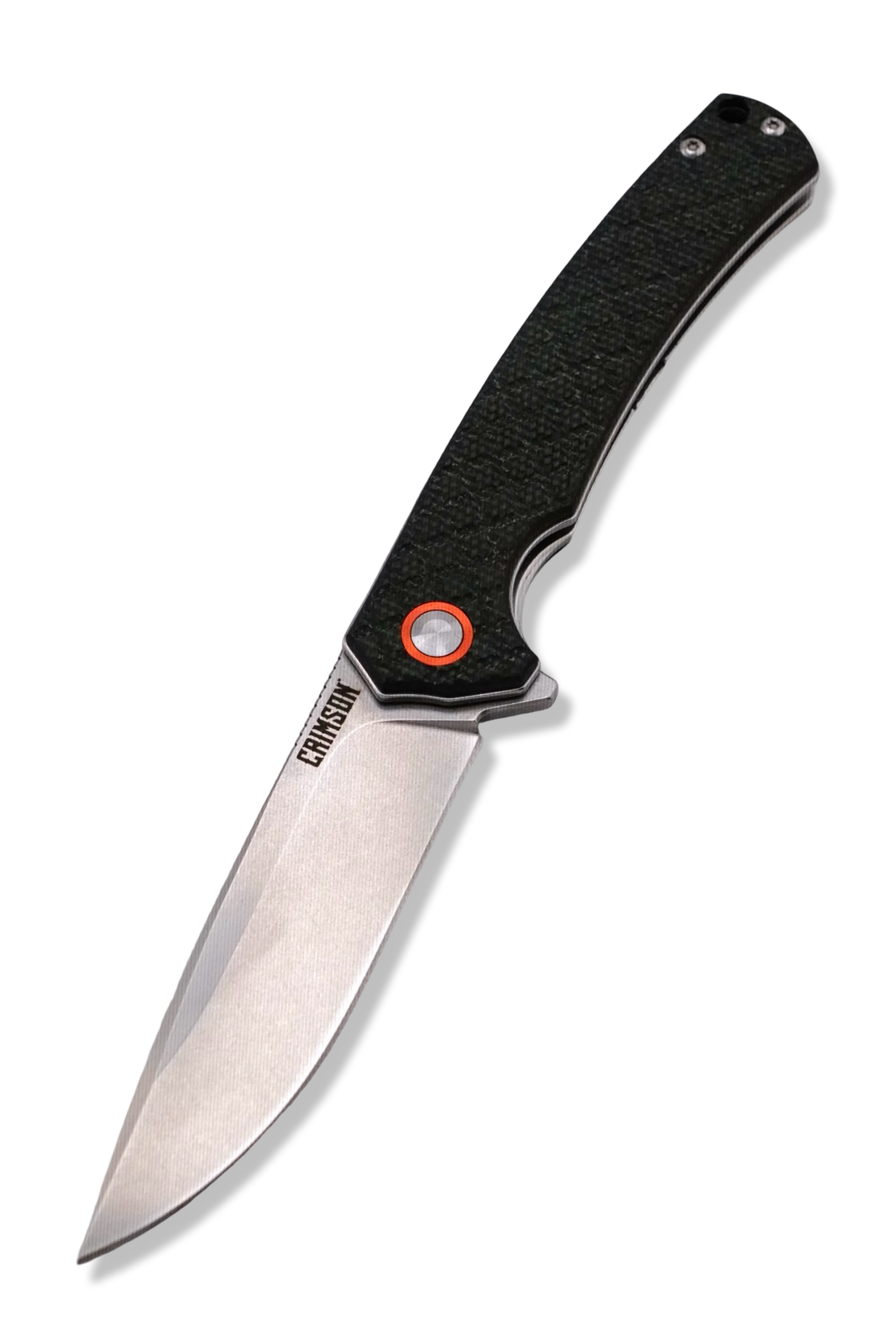 Interceptor Folder - Green Textured handle / Stonewash Blade