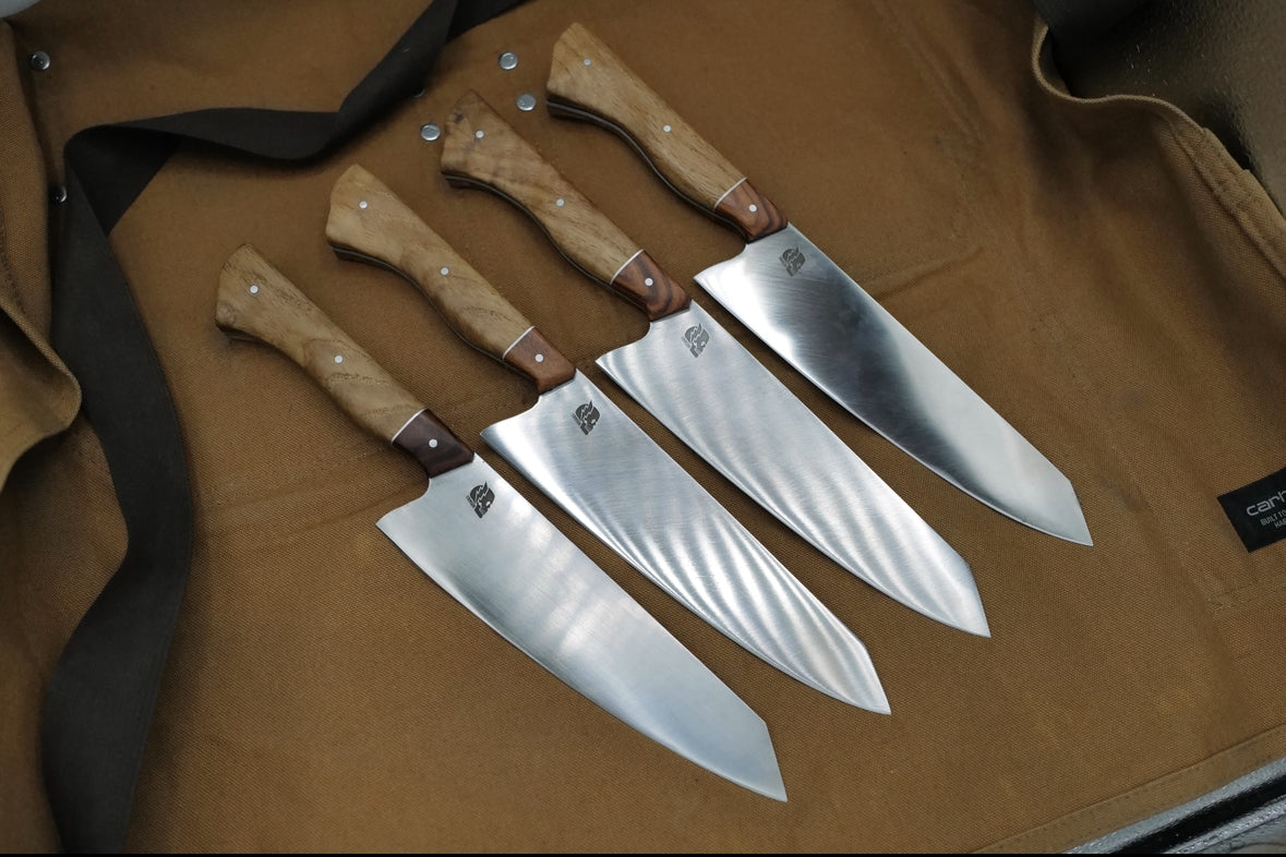 Custom Gyuto - Four Piece Matching Set