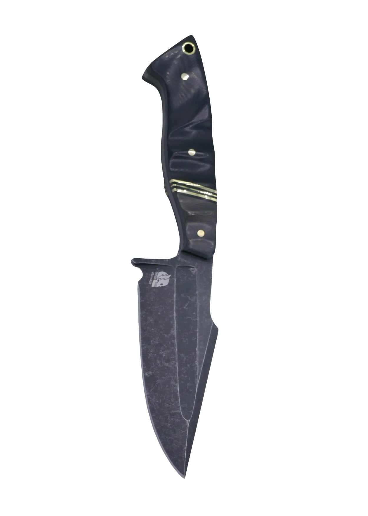Combat Reaper Custom 1 of 1 - Camo Carbon / Triple Brass Split / Black G-10